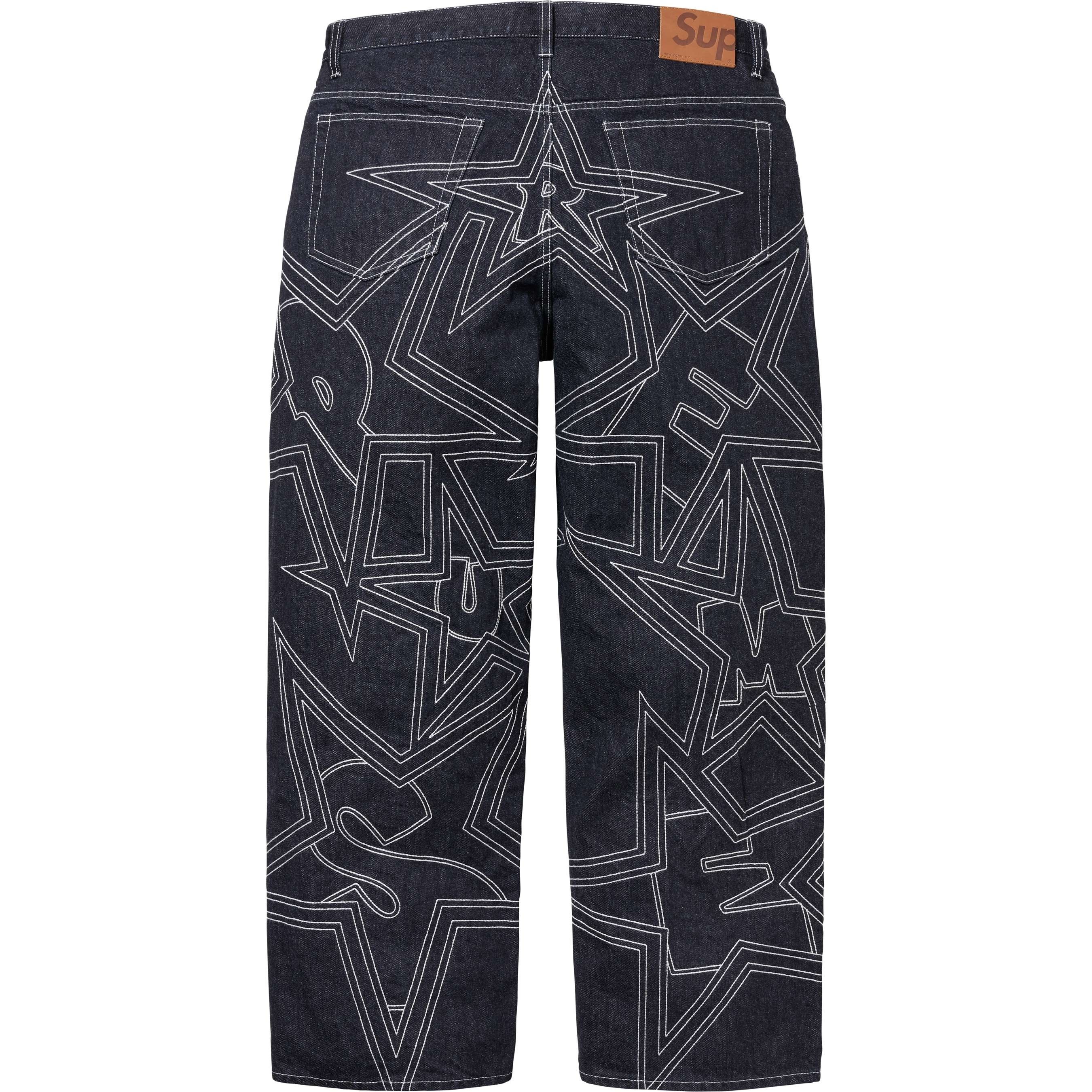 Supreme Supreme Stars Topstitch Baggy Jean Size US 36 / EU 52 - 2 Thumbnail