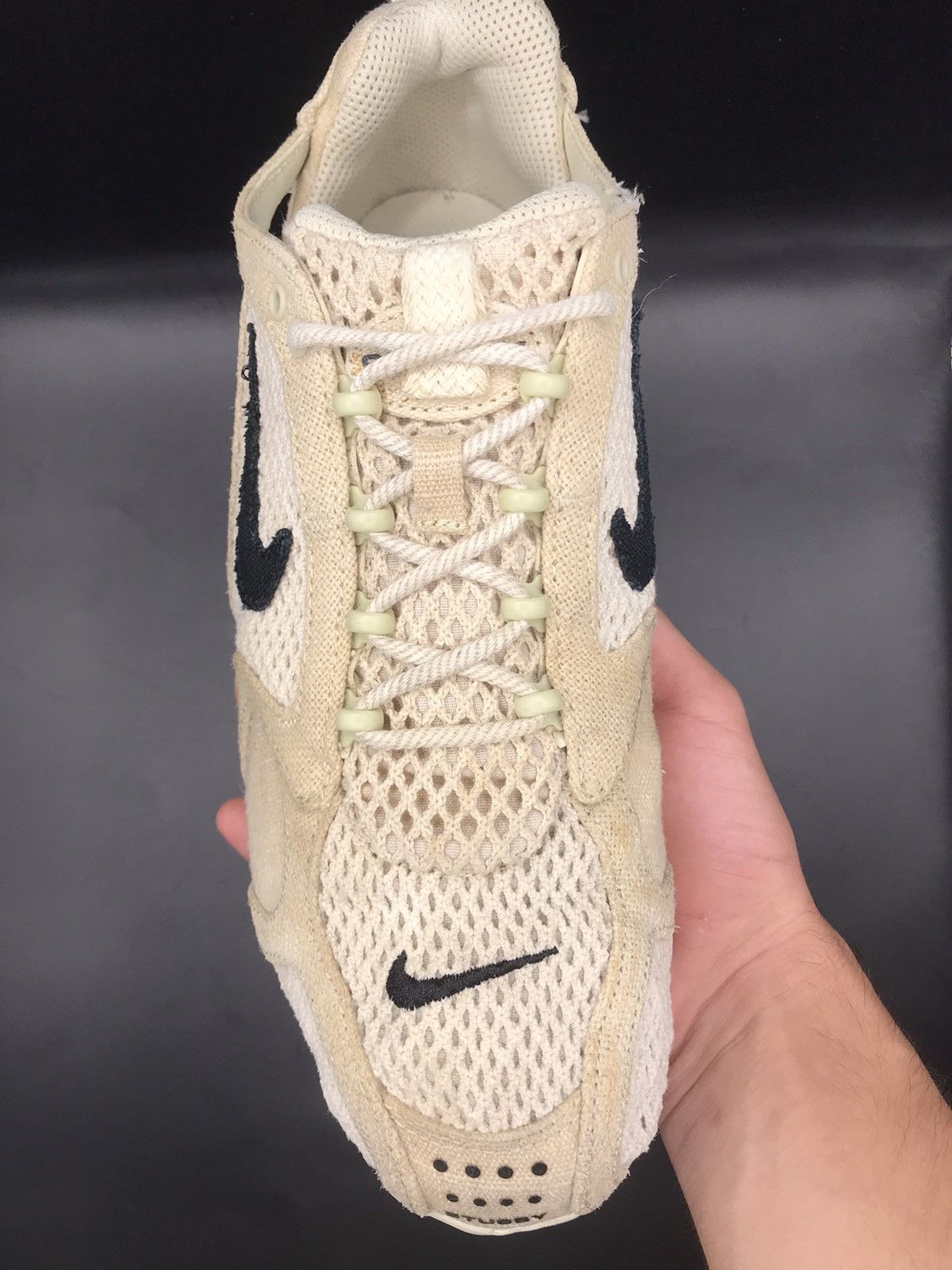 Nike × Stussy Nike Air Zoom Spiridon Cage 2 x Stussy Fossil Size US 10 / EU 43 - 3 Thumbnail