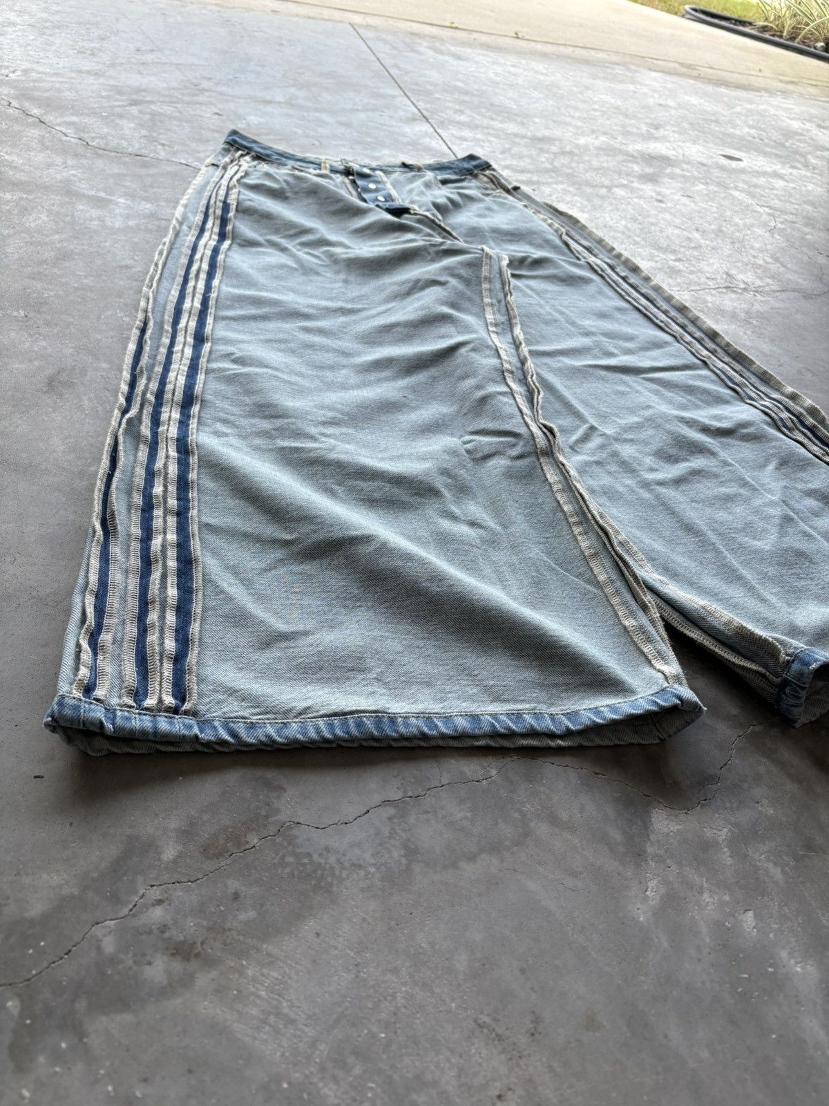 Other Wide-Leg Denim Pants - Structured Silhouette Size US 33 - 2 Thumbnail