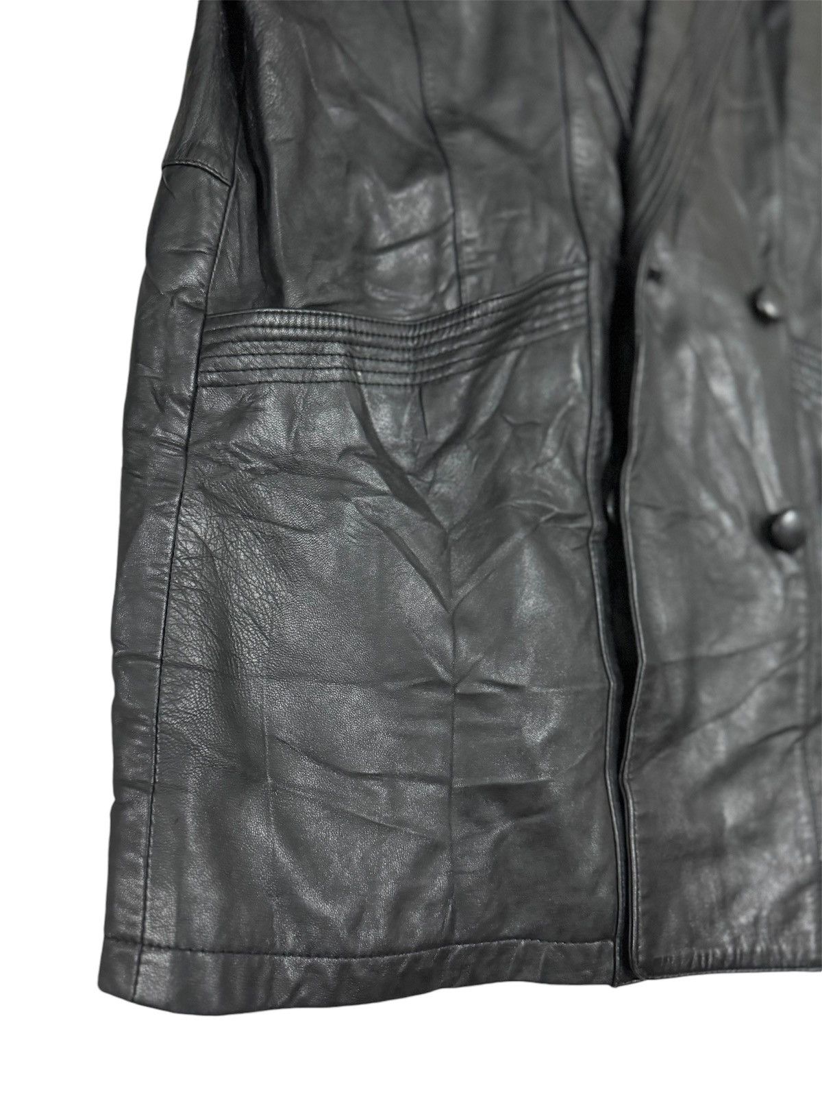 Japanese Brand × Vintage Vintage Harajuku Mother Long Leather Jacket Streetwear Size US M / EU 48-50 / 2 - 10 Thumbnail
