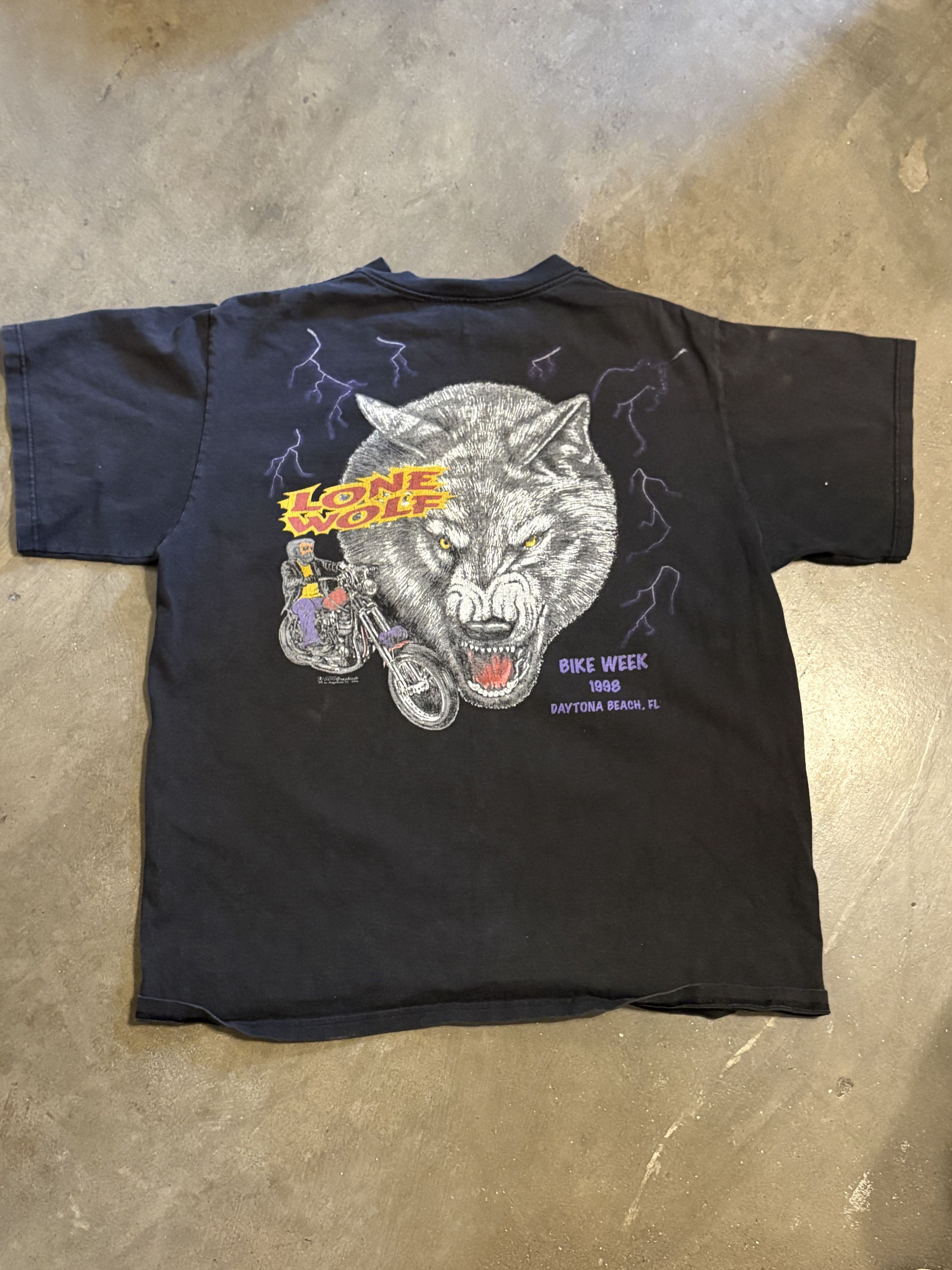Other Daytona Beach Bike Week 1998 wolf T-shirt Size US L / EU 52-54 / 3 - 1 Thumbnail