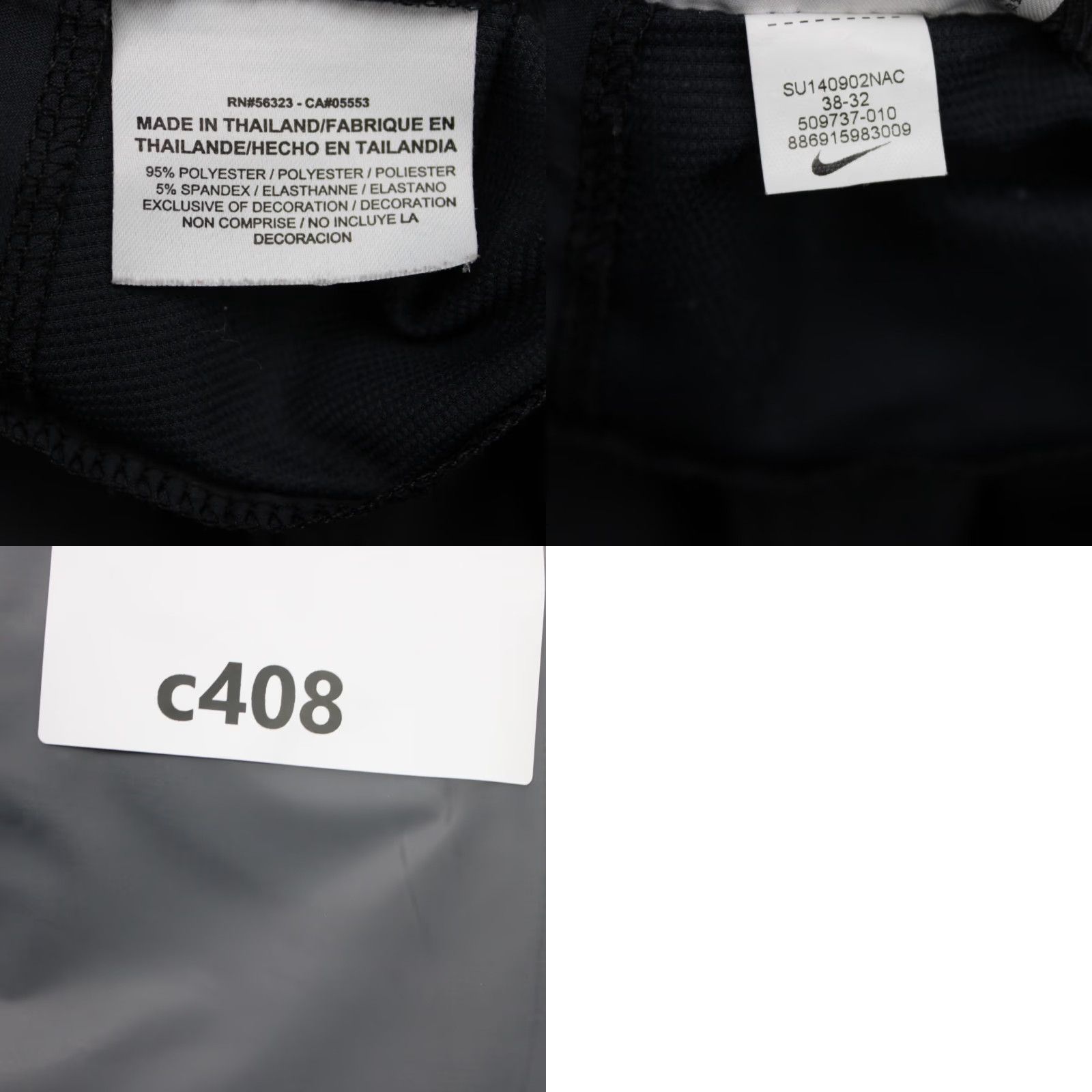 Nike Nike Golf Pants Mens 38x32 Black Dri-Fit Victory Modern Tech Woven Tour Performance Regular Inseam 32 Straight Leg Size US 38 / EU 54 - 9 Thumbnail