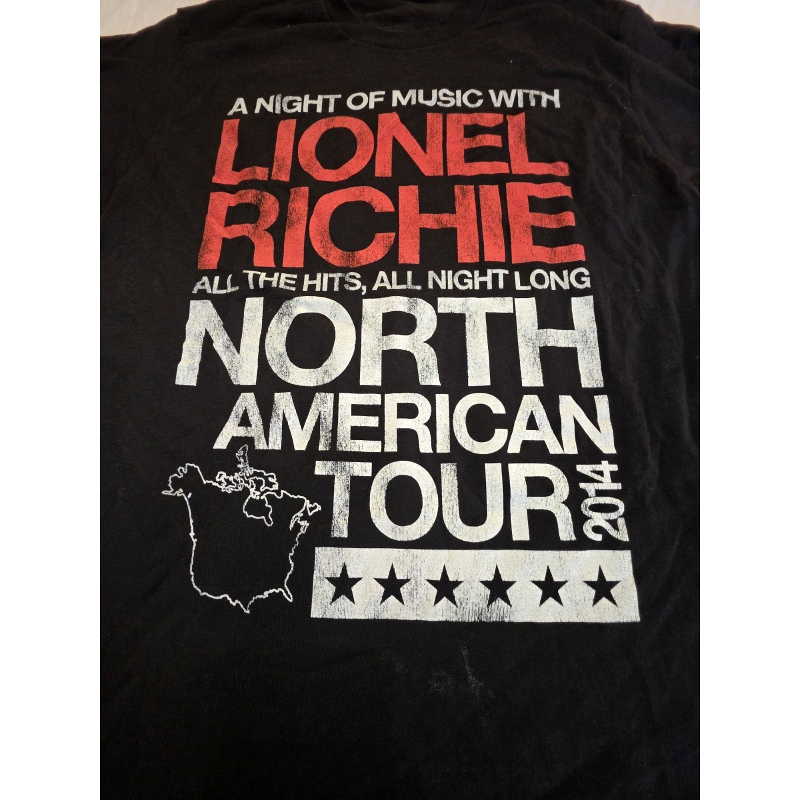 Tultex Lionel Richie North America Tour 2014 Tultex Men's Size US L / EU 52-54 / 3 - 2 Thumbnail