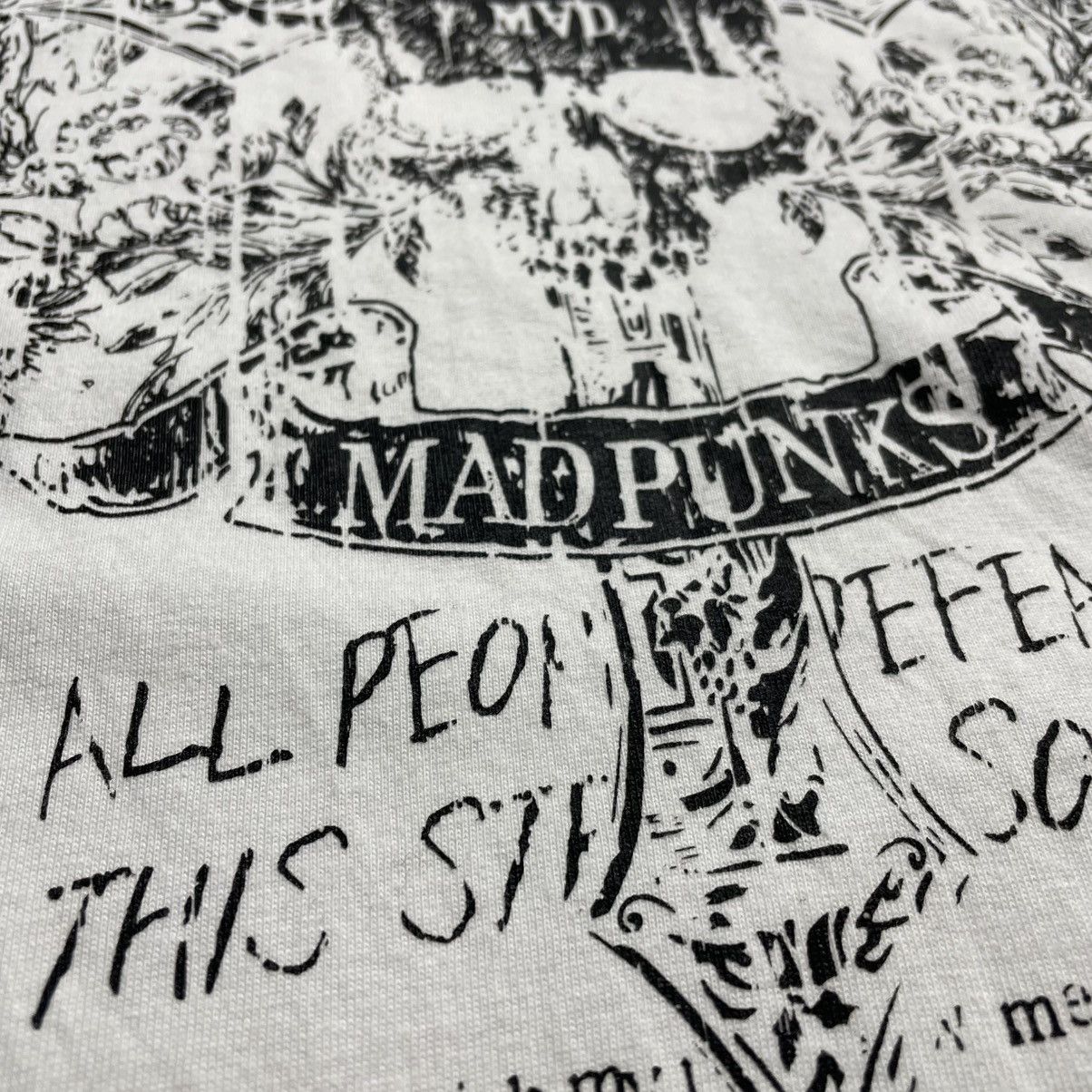 If Six Was Nine × Le Grande Bleu (L.G.B.) × Seditionaries 🇯🇵 MAD PUNK ACID JAZZ MEN SKULL CROSS WORDING TSHIRT Size US M / EU 48-50 / 2 - 12 Thumbnail