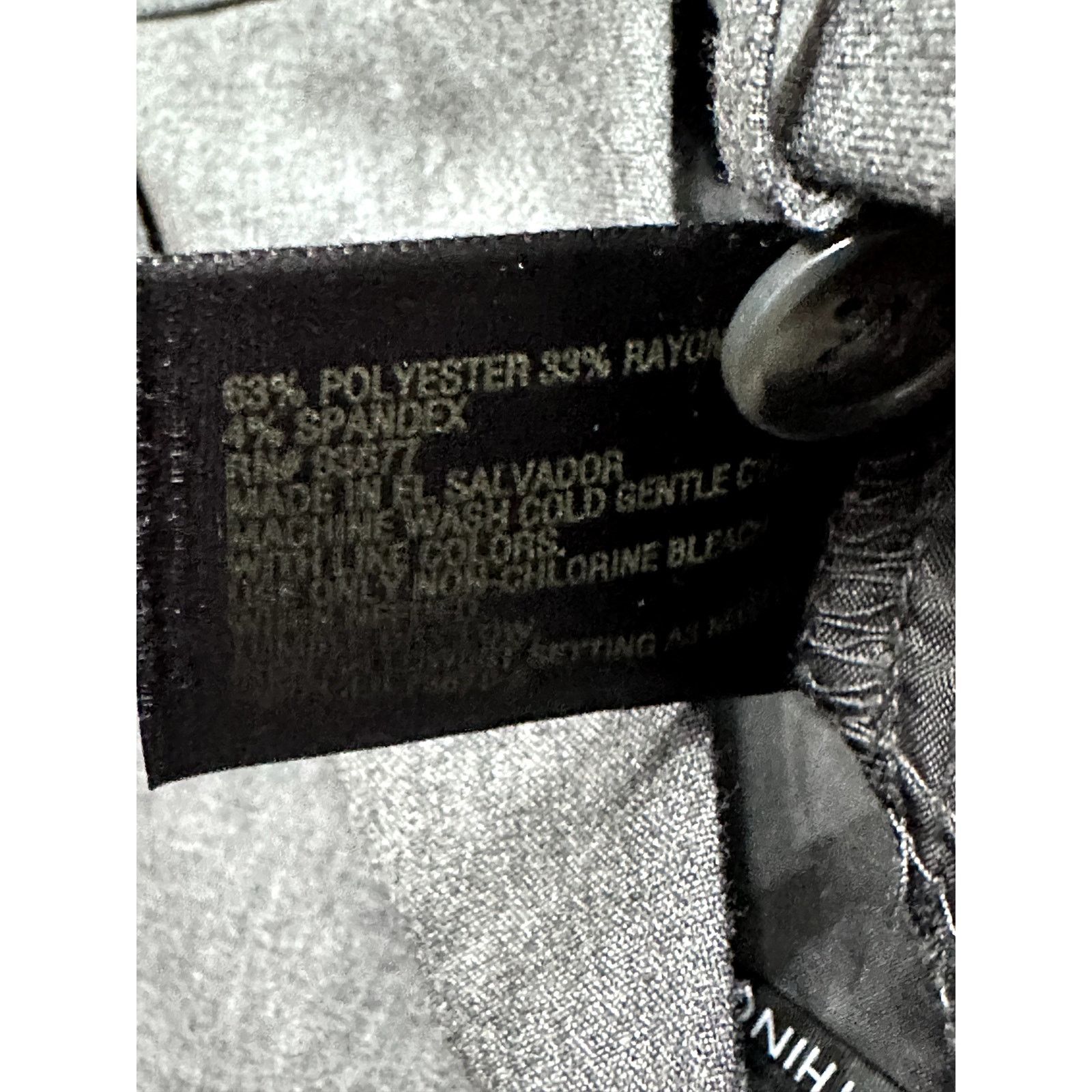 Worthington Worthington Modern Fit Womans Gray Career Dress Slacks 6 Size 32" / US 10 / IT 46 - 8 Thumbnail