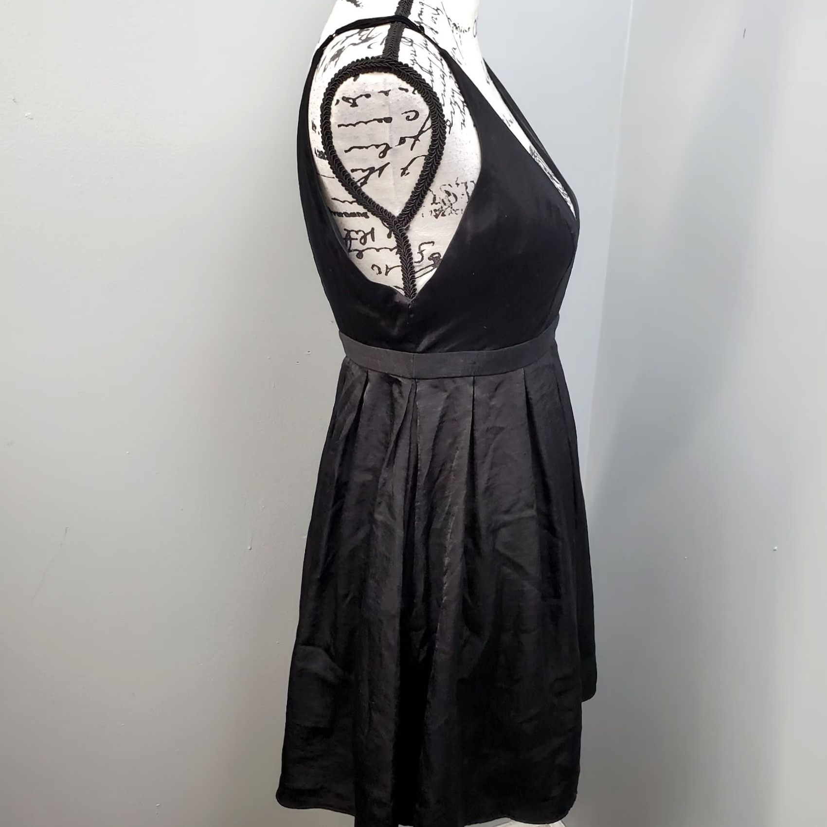 Free People Free People Women's Mini Dress 2 Black Lined Swing Hem Deep V Neck Backless Zipper XS-XL Not Applicable Size XS / US 0-2 / IT 36-38 - 7 Thumbnail