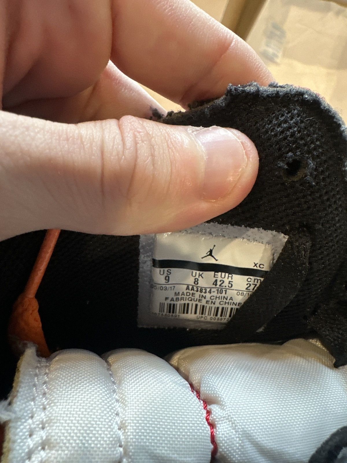Jordan Brand × Off-White Jordan 1 High Retro Off-White Chicago PO RB Size 9 Size US 9 / EU 42 - 7 Thumbnail