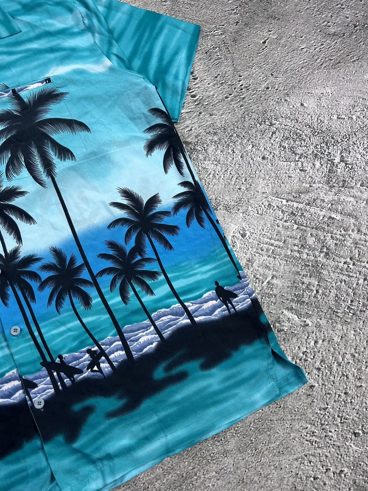 Vintage Hawaiian Shirt vintage Don Amigo palms beach sea summer Size US XL / EU 56 / 4 - 4 Thumbnail