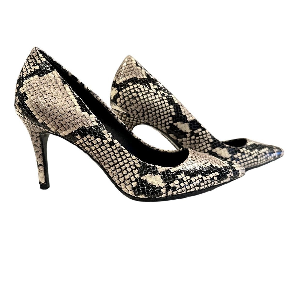 Calvin Klein Calvin Klein Gayla Snake Skin Stiletto Pumps 3 1/2" Heel 7 Size US 7 / IT 37 - 2 Thumbnail