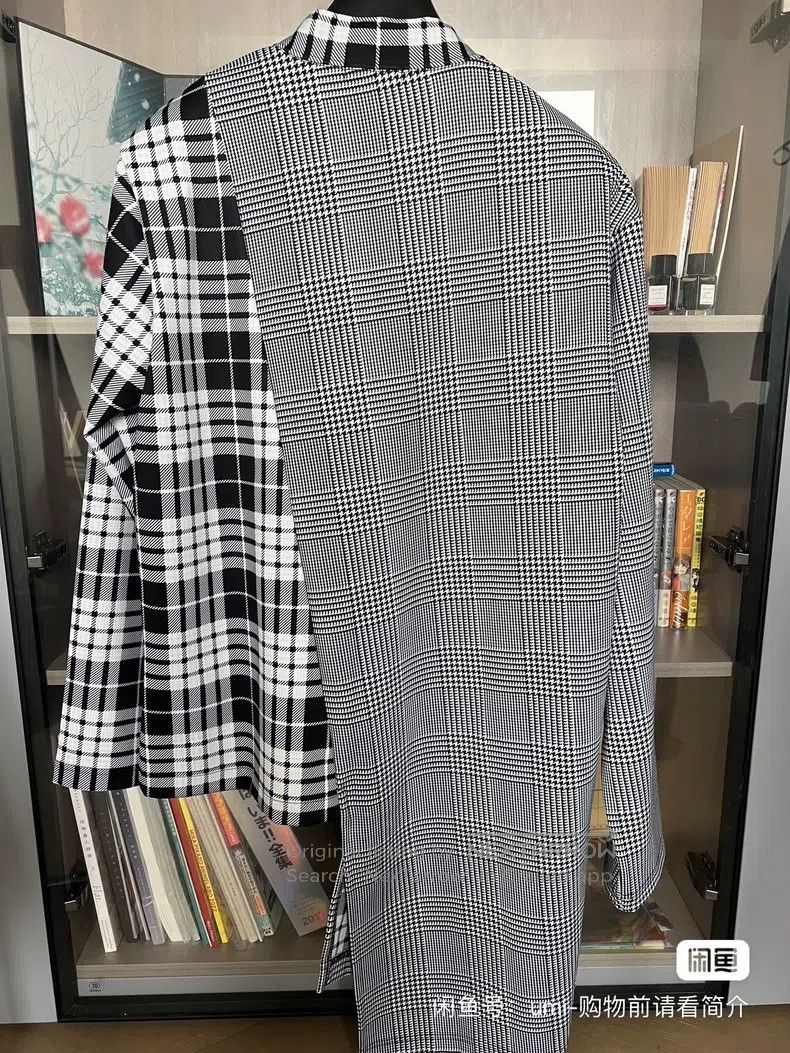 Comme des Garcons Comme Des Garcons Houndstooth asymmetric shirt cape Size US M / EU 48-50 / 2 - 3 Thumbnail