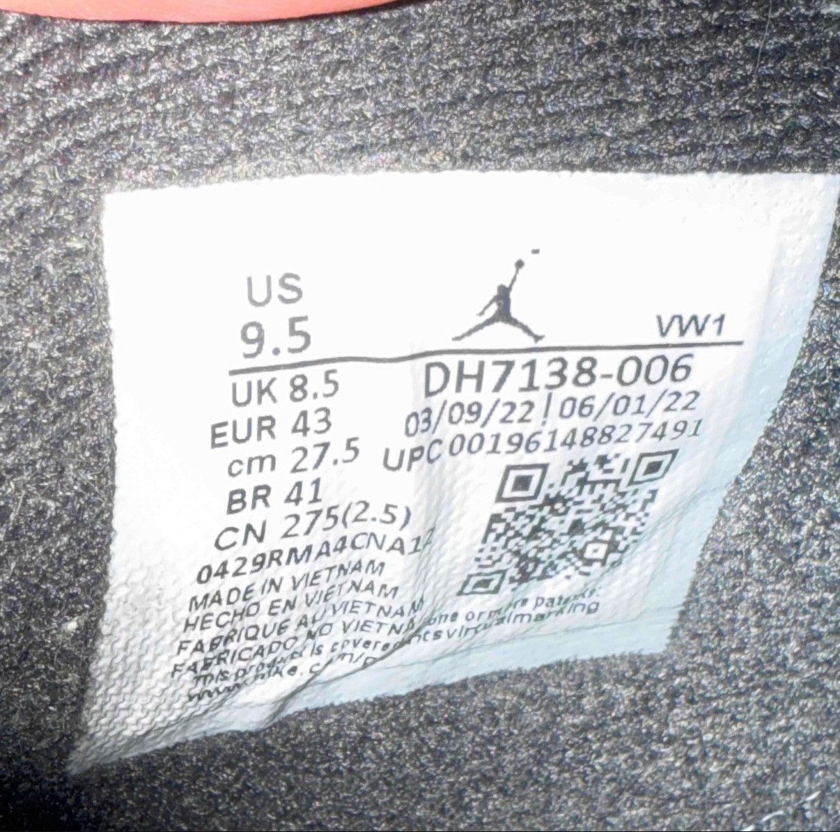 Jordan Brand Jordan 4 Black Canvas Size US 9.5 / EU 42-43 - 7 Thumbnail