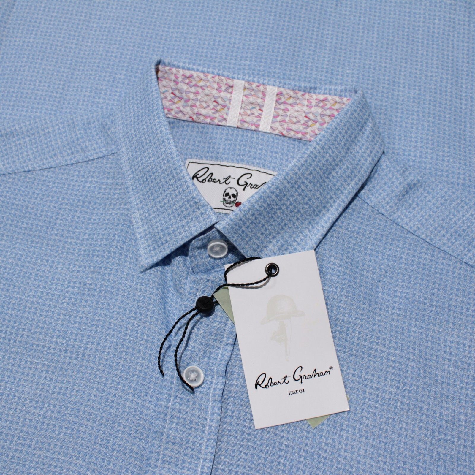 Robert Graham Robert Graham New with tags Shirt Size S US In Blue Size US S / EU 44-46 / 1 - 1 Thumbnail