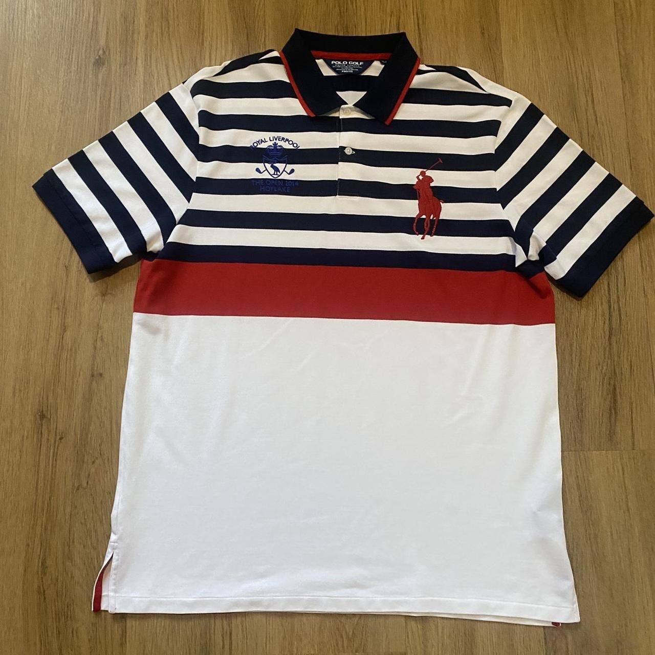 Polo Ralph Lauren Navy and white Red striped Polo Ralph Lauren polo Size US XL / EU 56 / 4 - 1 Thumbnail