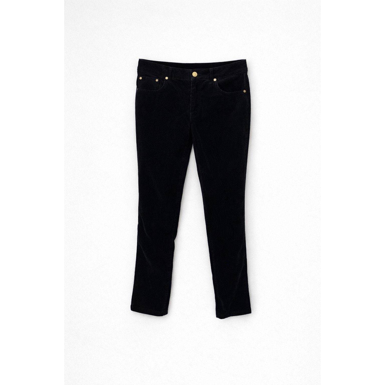 Brooks Brothers Brooks Brothers Black Corduroy Pants Women’s Size 8 Stretch Size 30" / US 8 / IT 44 - 1 Thumbnail