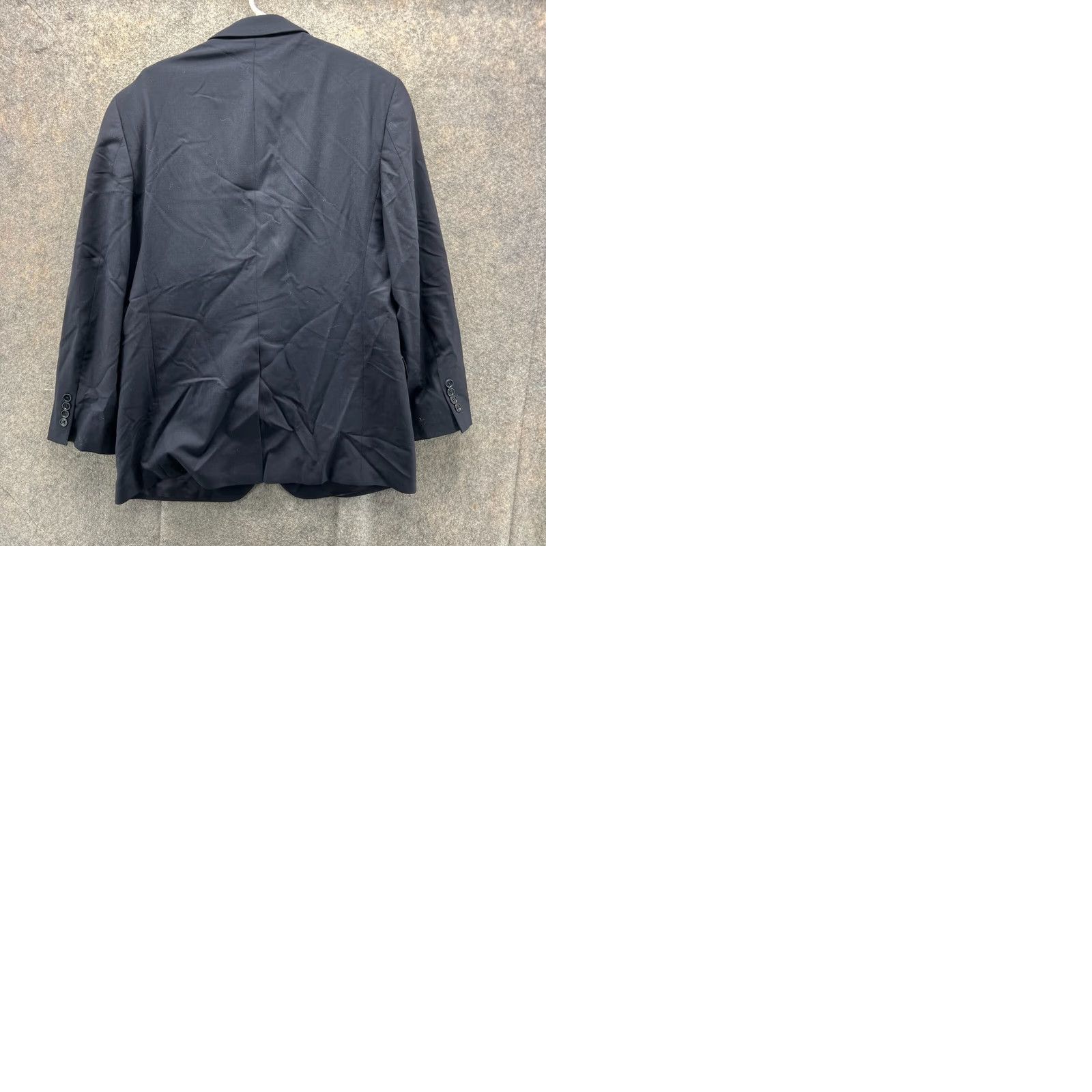 Brooks Brothers Brooks Brothers Blazer 42R Men Wool Navy Blue Single-Breasted Stretch Jacket Coat Business Casual Party/Cocktail Regular Length Vintage No Size 42R - 9 Thumbnail