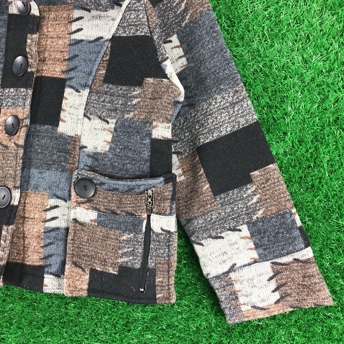 Vintage Vintage Patchwork Printed Jacket by VIATE Size US S / EU 44-46 / 1 - 3 Thumbnail