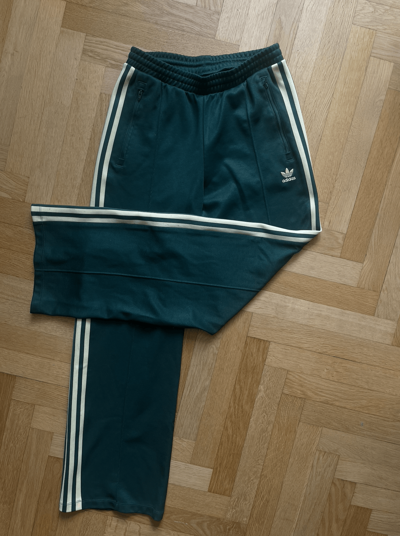 Adidas Adidas Originals Green & Yellow Pants Size 25" / US 0 / IT 36 - 2 Thumbnail