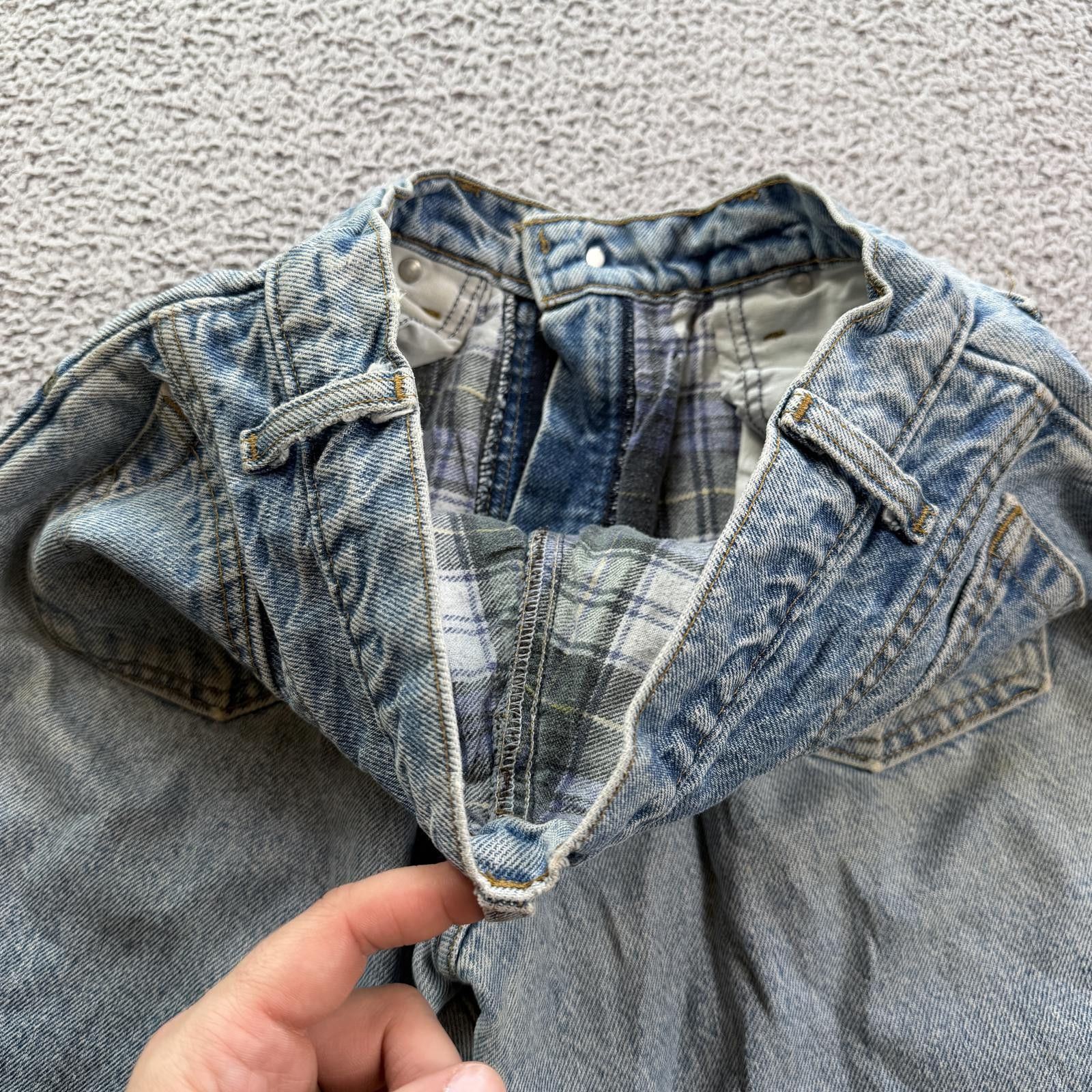 Carhartt Vintage Carhartt Flannel Lined Denim Jeans 30x31 Relaxed Fit Size US 30 / EU 46 - 6 Thumbnail