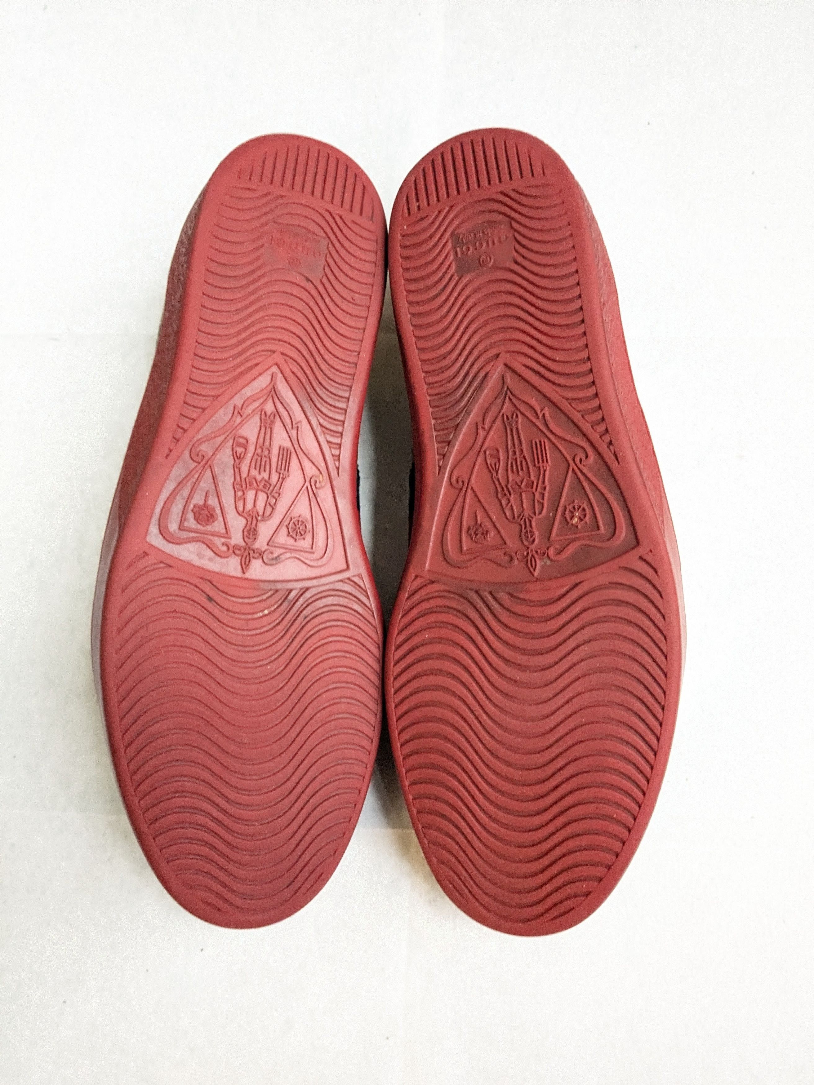 Gucci Gucci Ace Supreme Sneakers 10.5 Monogram Logo Red Size US 10.5 / EU 43-44 - 14 Thumbnail