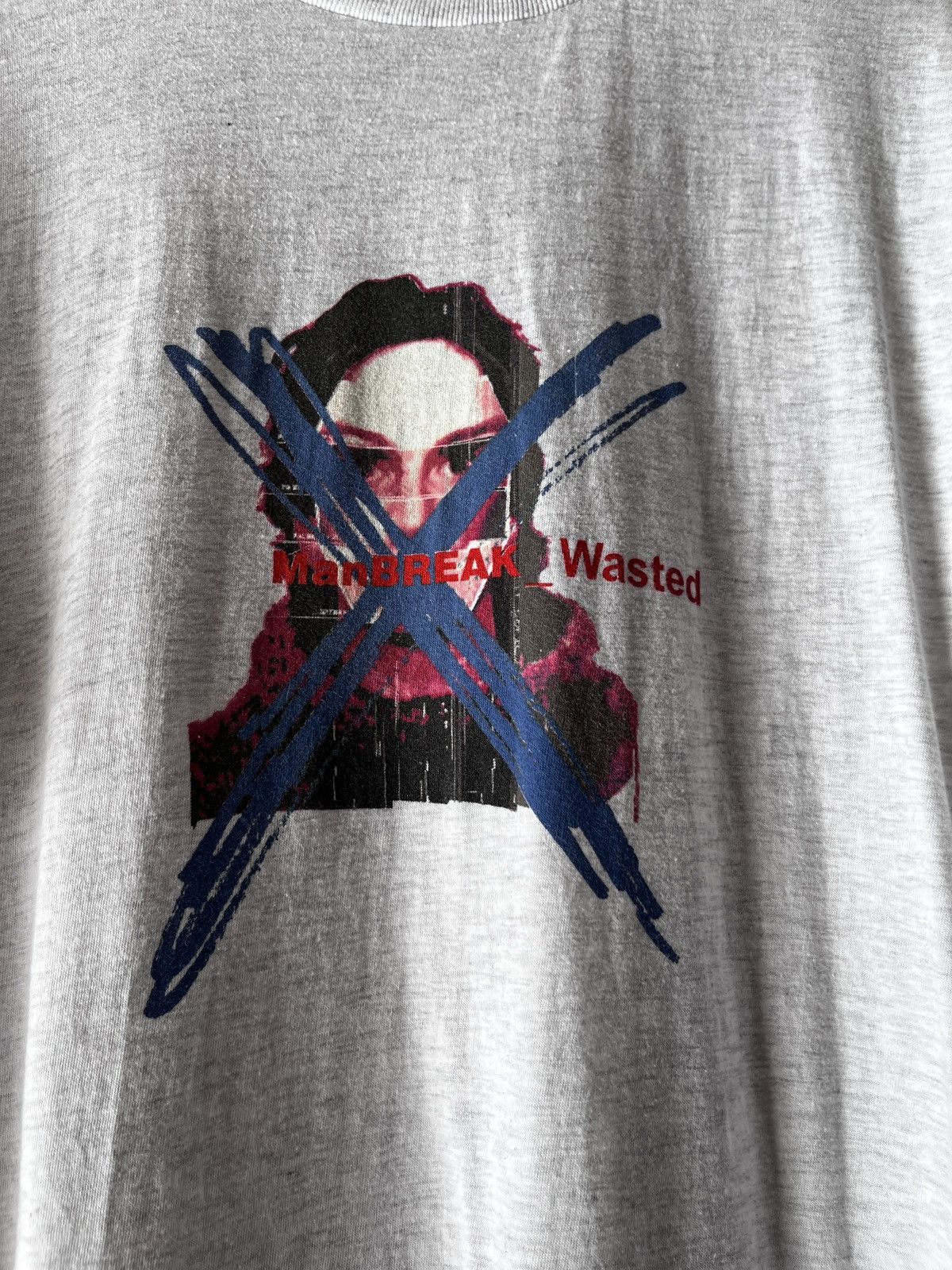 Band Tees Vintage ManBreak 1997 Rare band Size US L / EU 52-54 / 3 - 5 Thumbnail