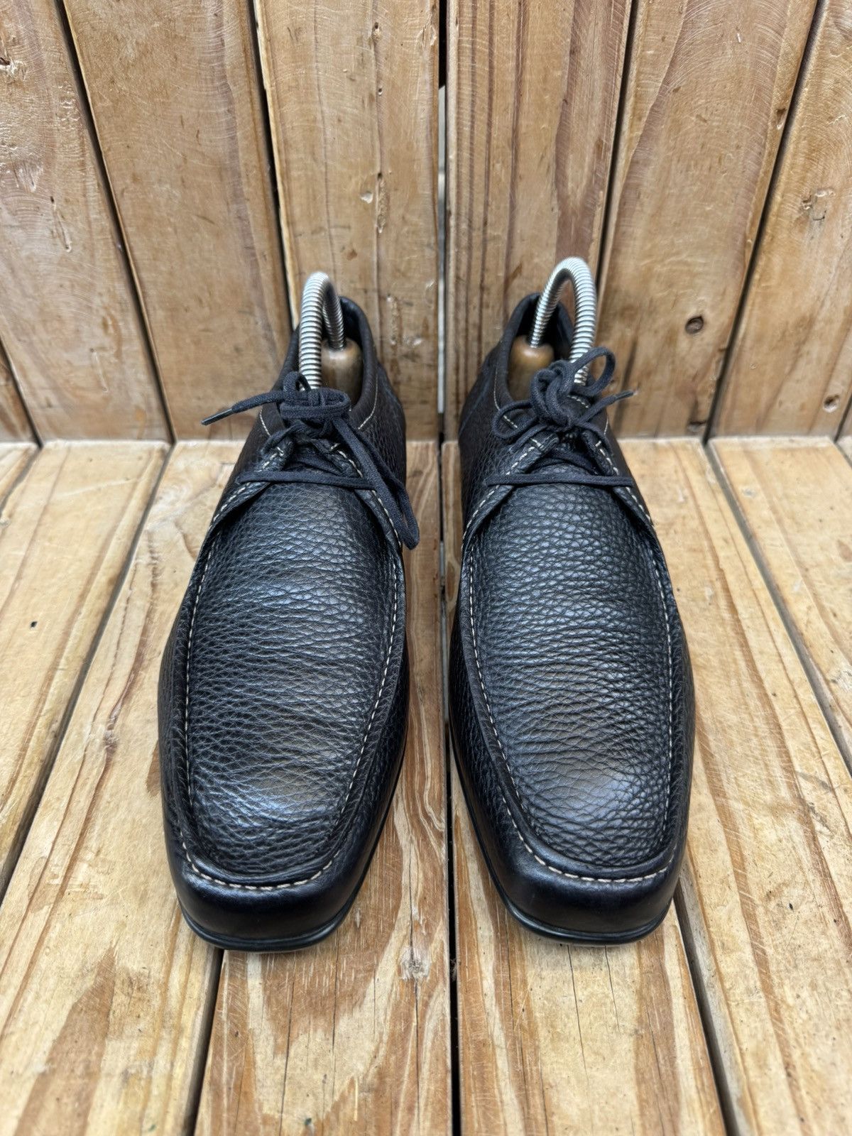 J.M. Weston J.M Weston Men’s black dress leather shoes sz UK 7.5 D Size US 8.5 / EU 41-42 - 3 Thumbnail