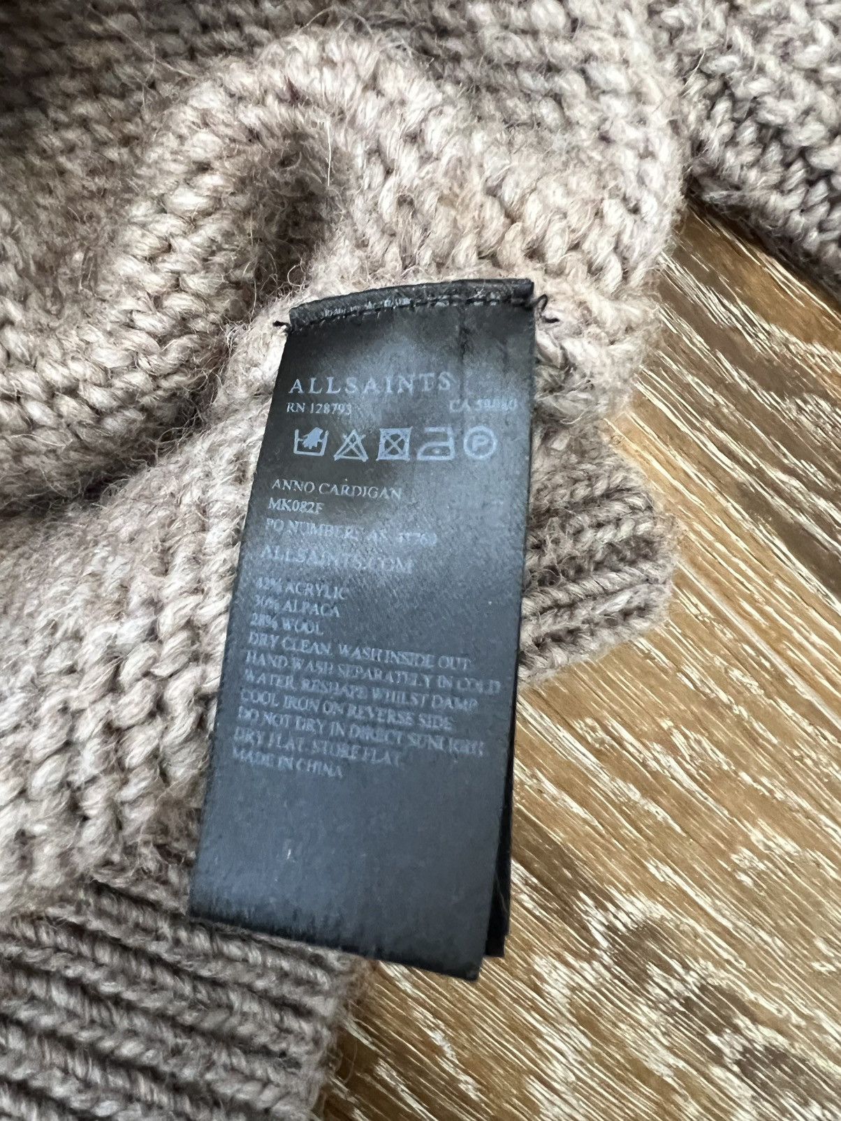 Allsaints Allsaints knitwear asymmetrical full zip up sweater Size US M / EU 48-50 / 2 - 4 Thumbnail