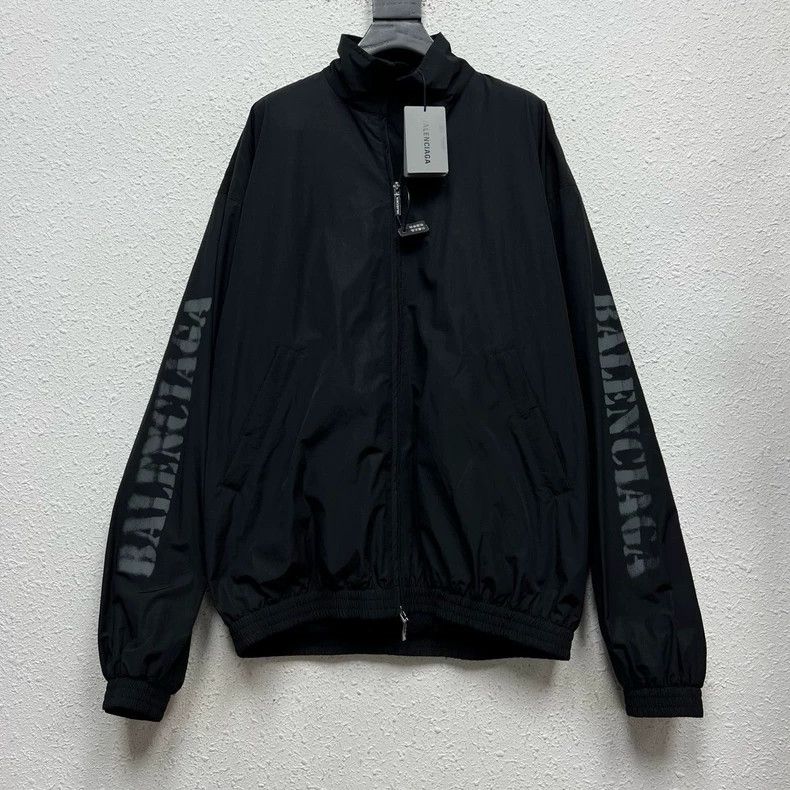 Balenciaga Balenciaga Logo High-Neck Zip Jacket - dmc Size US XS / EU 42 / 0 - 1 Thumbnail