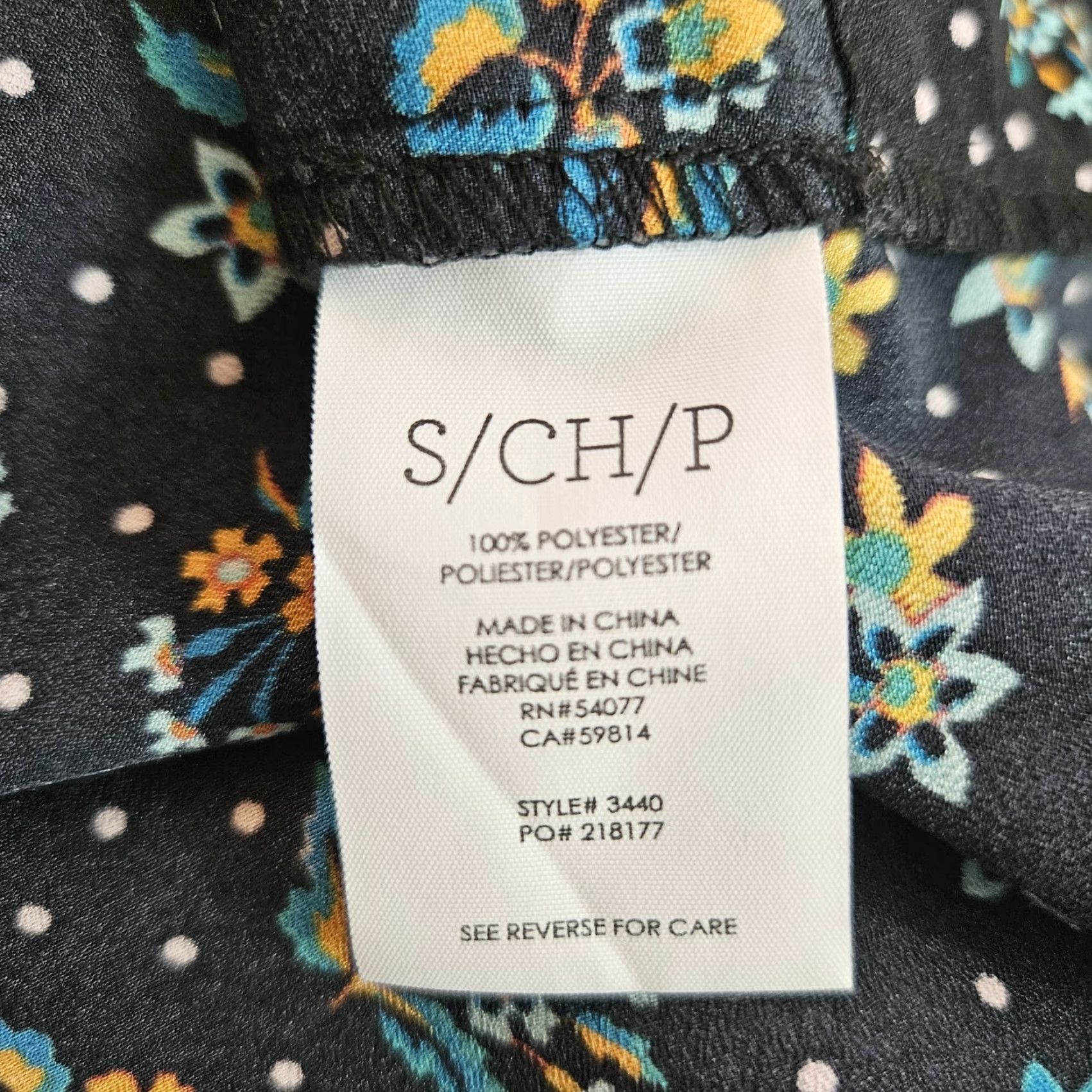Vintage Cabi Blouse Shirt Womens Small Black Blue Floral Sleeveless Vintage No Size S / US 4 / IT 40 - 4 Thumbnail