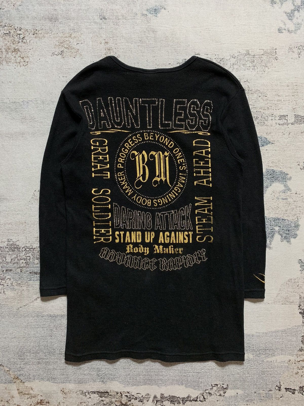If Six Was Nine × Japanese Brand × Le Grande Bleu (L.G.B.) Gothic Style Glitter Long Sleeve Tee Undefined Size US L / EU 52-54 / 3 - 2 Thumbnail