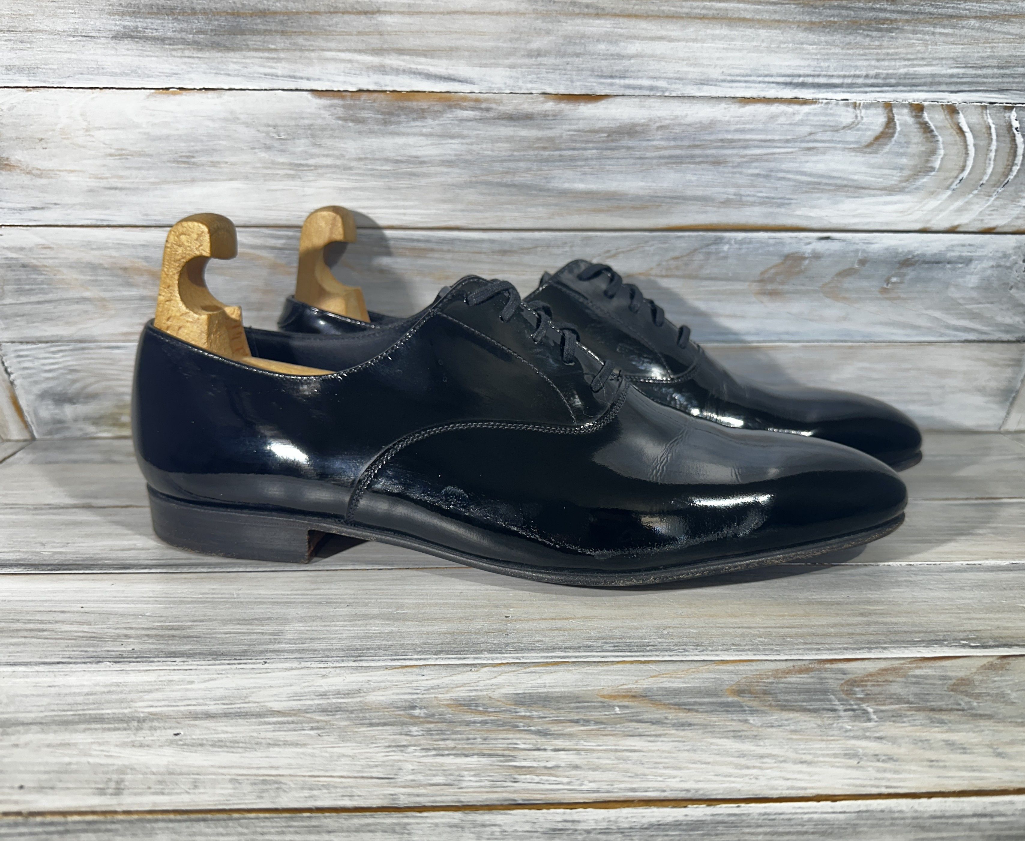 Crockett & Jones × Leather Crockett & Jones Cheam Patent 