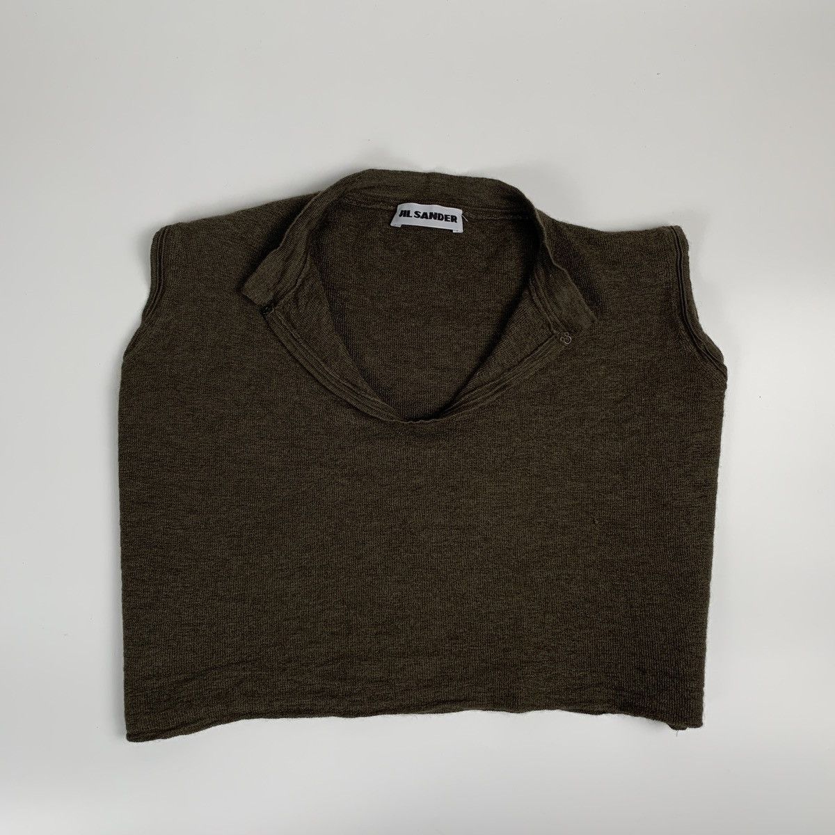 Jil Sander Jil Sander Cashmere Crop Top Size XS / US 0-2 / IT 36-38 - 2 Thumbnail