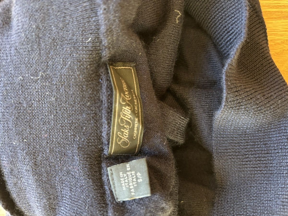 Saks Fifth Avenue Cashmere T-neck Sweater Size US S / EU 44-46 / 1 - 6 Thumbnail