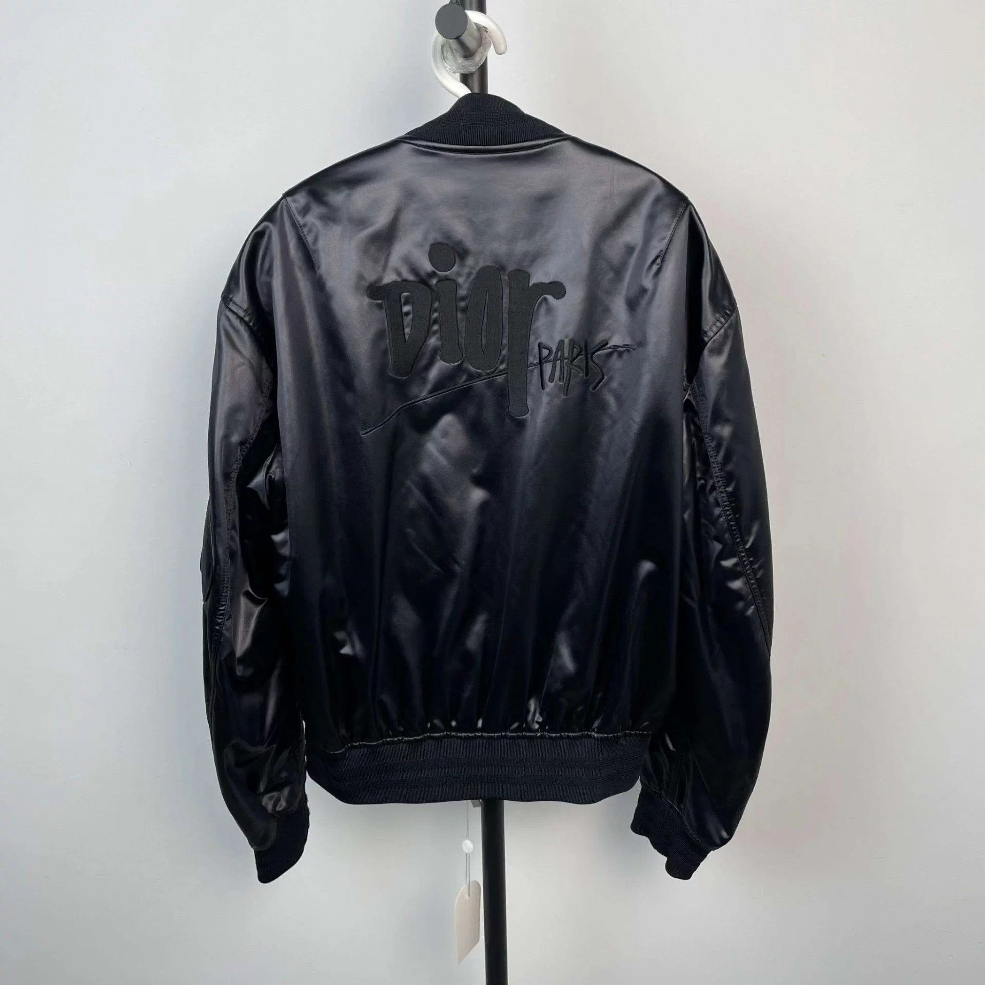 Dior Dior x Bomber Jacket Black 50 Size US M / EU 48-50 / 2 - 2 Thumbnail