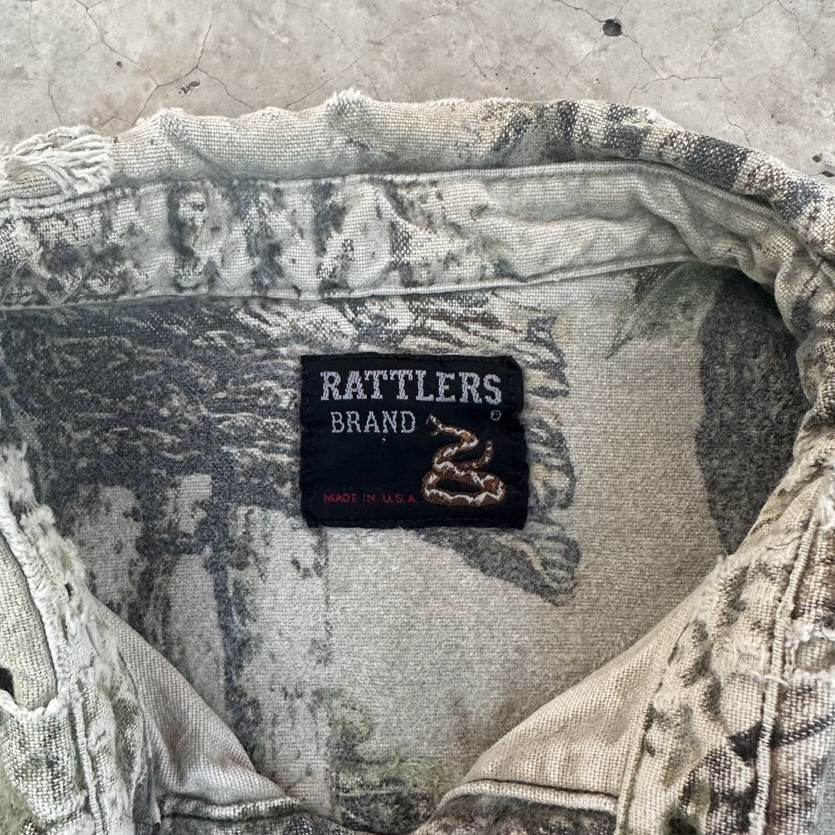 Realtree × Vintage Crazy Vintage 90s Faded Realtree Camo Shirt Size US XL / EU 56 / 4 - 3 Thumbnail