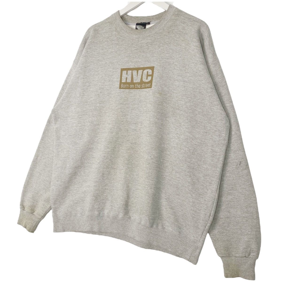 Vintage Vintage HVC Japan Streetwear Sweatshirt Crewneck Grey Sz XXL Size US XXL / EU 58 / 5 - 2 Thumbnail