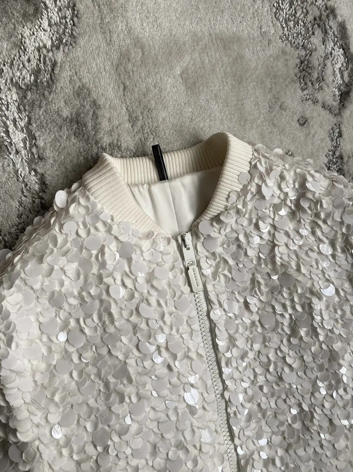 Dior Dior by Hedi Slimane Paillette Embellished Bomber Size US M / EU 48-50 / 2 - 16 Thumbnail