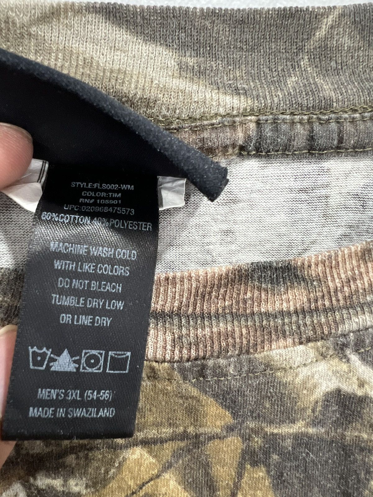 Japanese Brand Vintage Camo Mossy Oak Longsleeve Shirt real tree 3XL Size US XXL / EU 58 / 5 - 3 Thumbnail