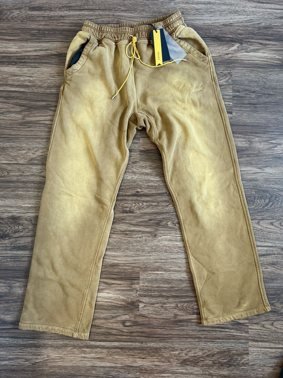 Rhude Rhude Sundry Camel Wide Leg Sweatpants Size US 38 / EU 54 - 1 Thumbnail