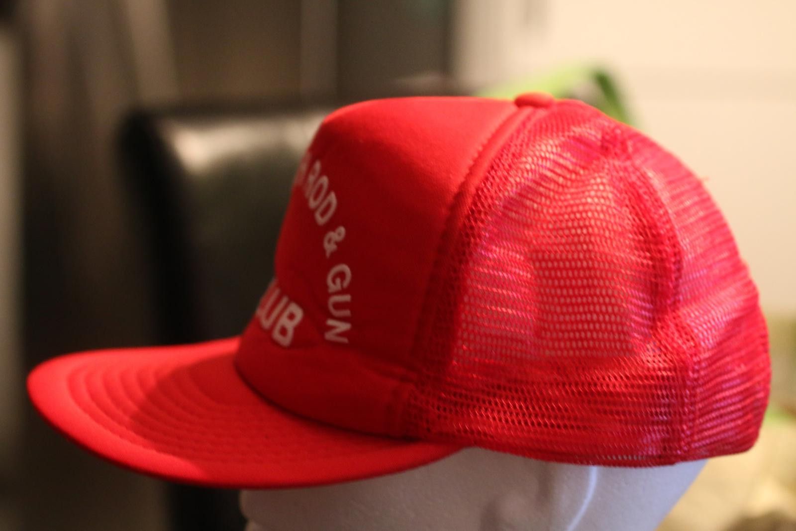 Other Falmouth Rod & Gun Club Red Trucker Hat Snapback Vintage Size ONE SIZE - 3 Thumbnail
