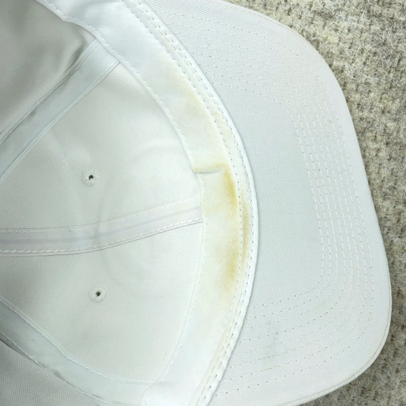 Vintage VINTAGE Yupoong Hat Cap Snapback White Twill Patch 90s Adjustable Trucker Mens Size ONE SIZE - 5 Thumbnail