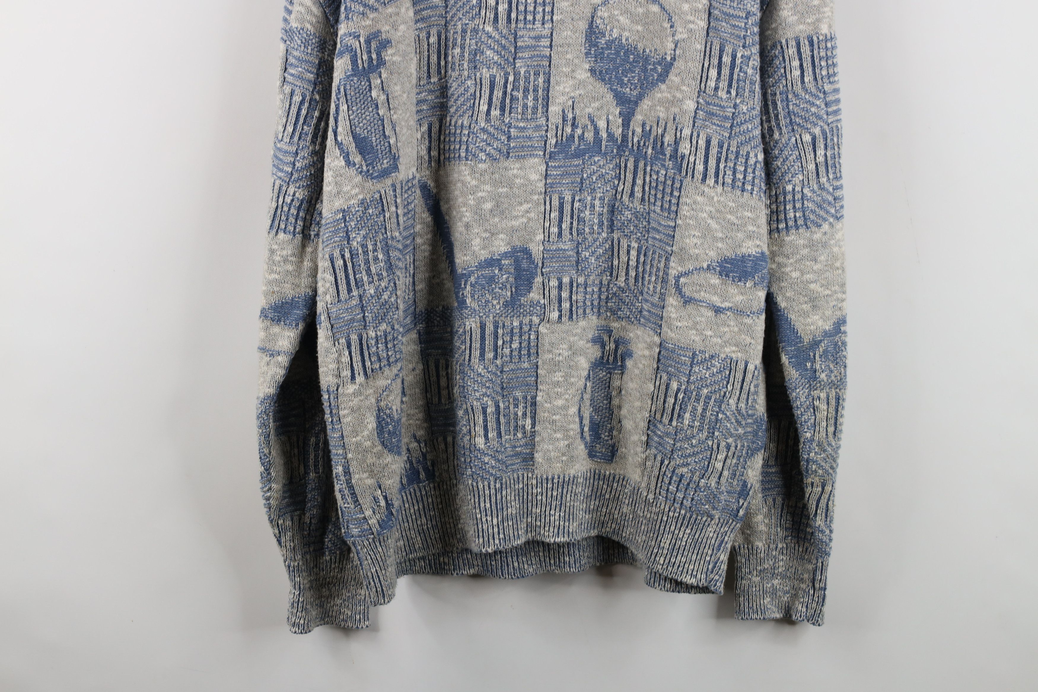 Vintage Vintage 90s Streetwear Golf All Over Print Knit Sweater USA Size US M / EU 48-50 / 2 - 13 Thumbnail