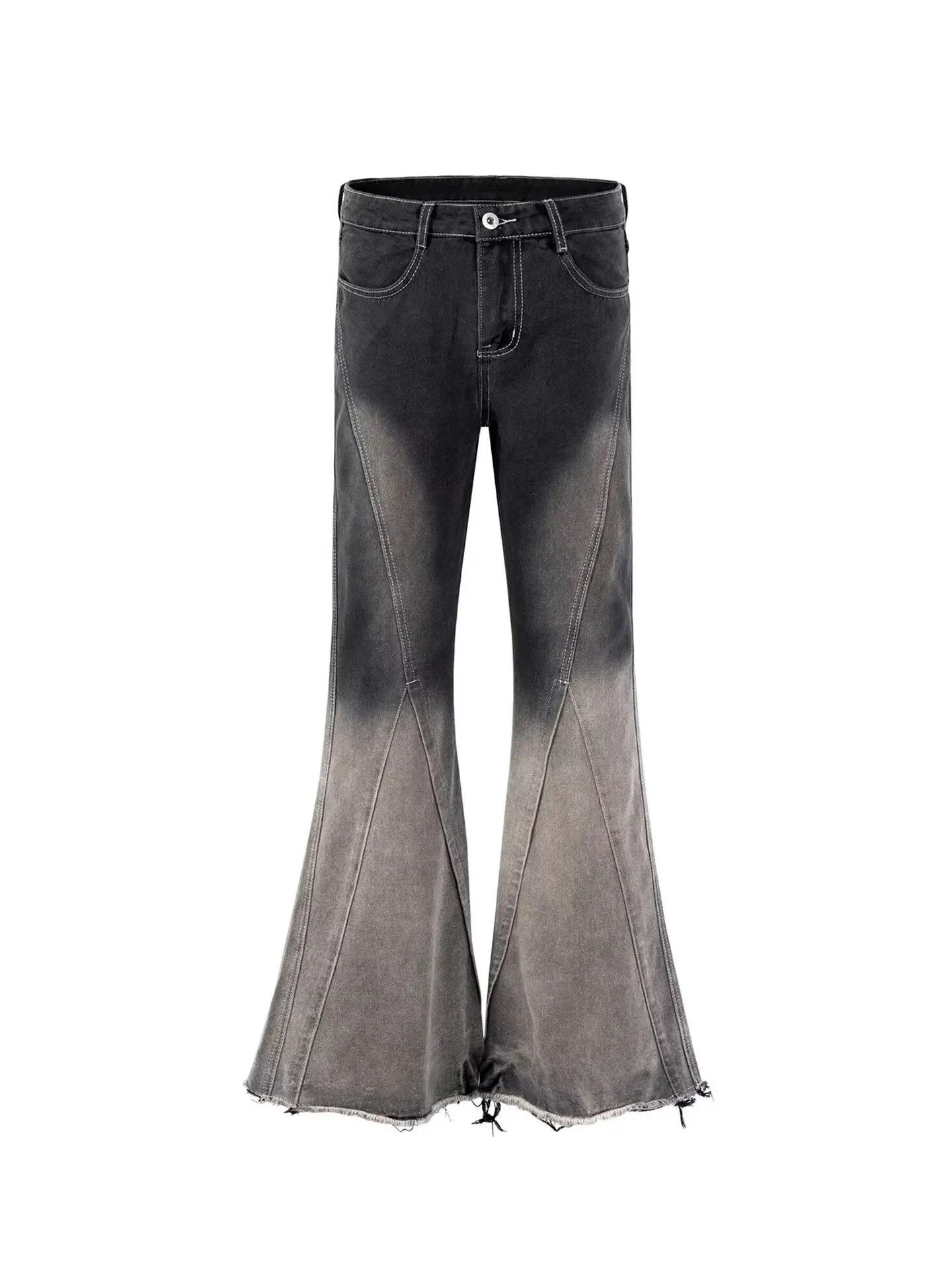 Jean Vintage Fringe Bell Bottom Jeans Size US 30 / EU 46 - 5 Thumbnail