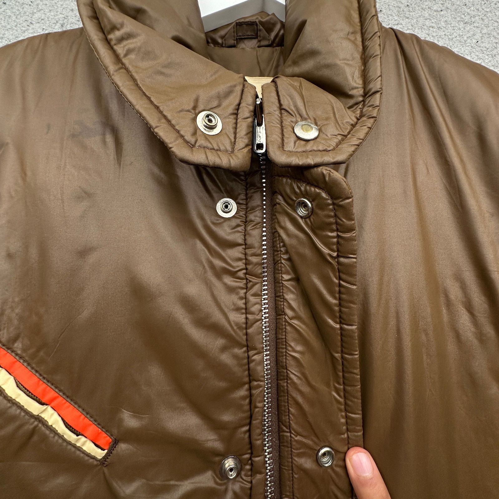 Other Vintage 70s White Stag Puffer Jacket Mens Large Brown Size US L / EU 52-54 / 3 - 11 Thumbnail