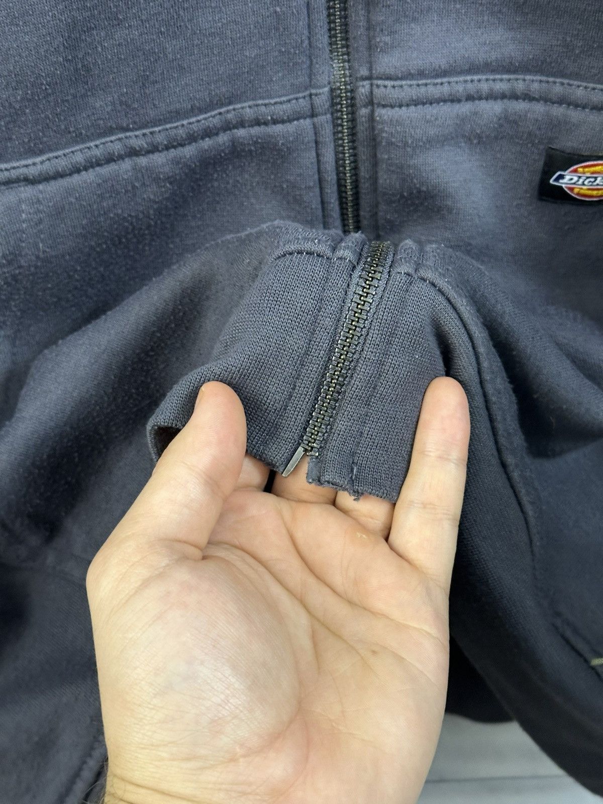 Dickies Rare Vintage Zip Hoodie Dickies Small Logo Y2K Japan style. Size US XL / EU 56 / 4 - 3 Thumbnail