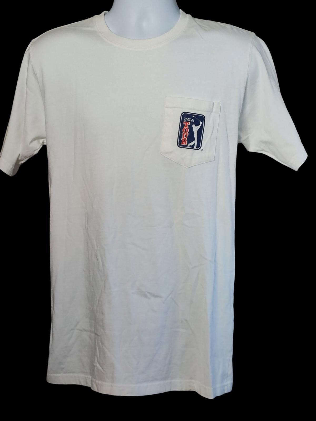 PGA Tour PGA Tour White Pocket Logo T-Shirt Size US M / EU 48-50 / 2 - 4 Thumbnail
