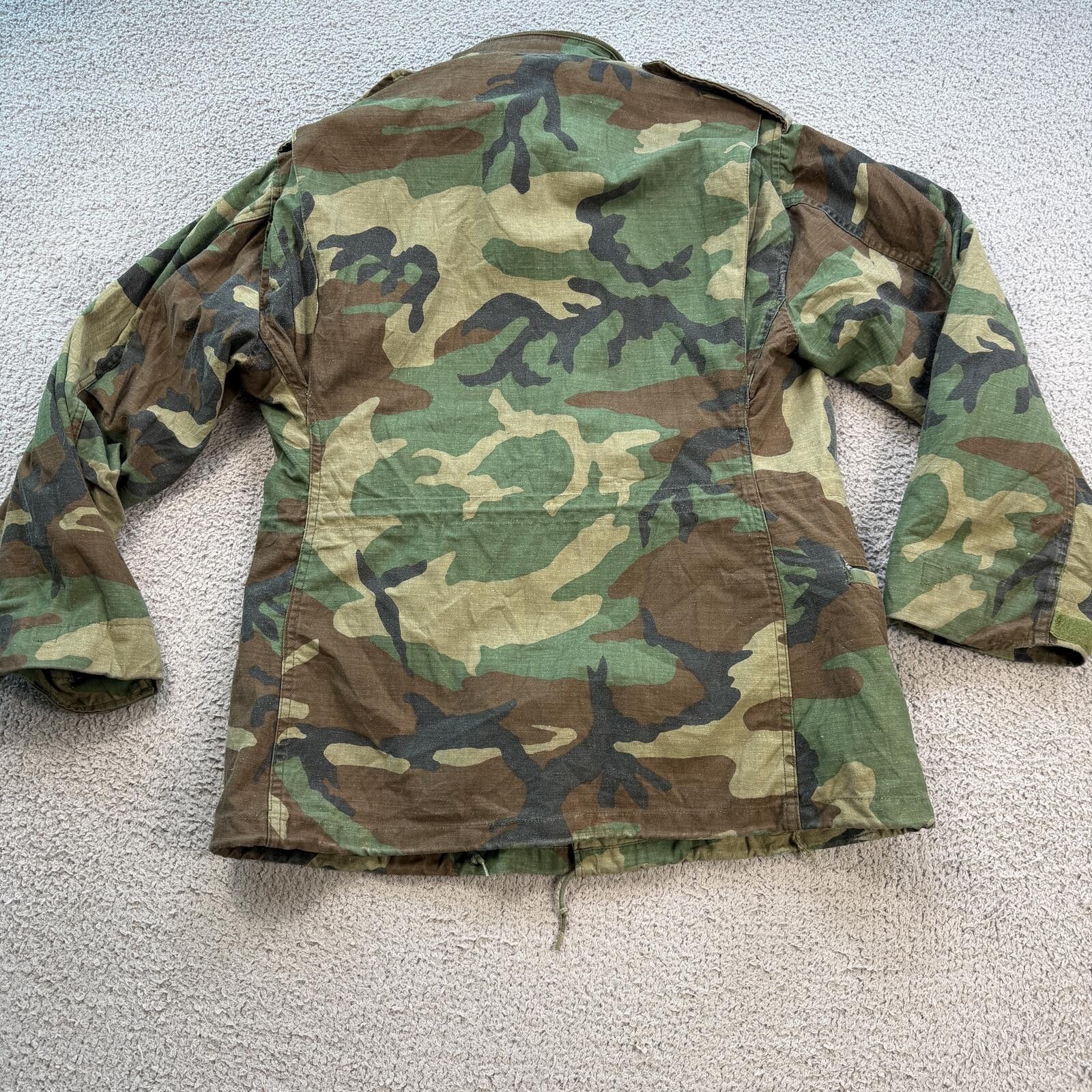 Alpha Industries Vintage 1986 Alpha Industries Woodland Camo M65 Field Jacket Size US M / EU 48-50 / 2 - 2 Thumbnail