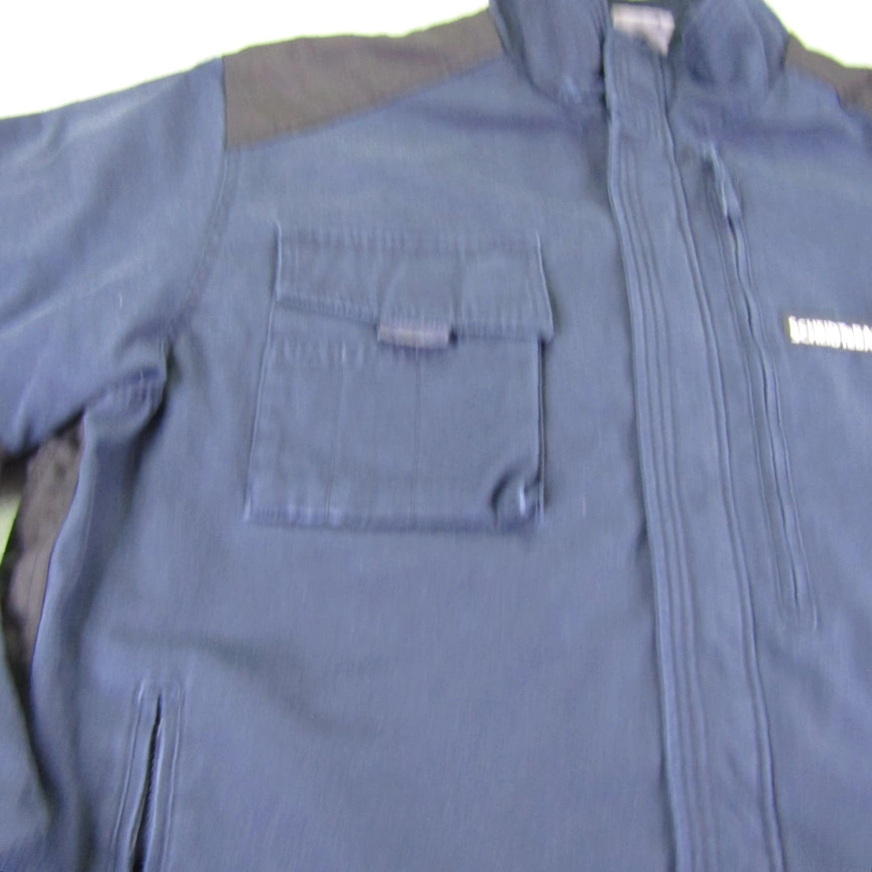 Vintage VINTAGE Russell Jacket Mens Extra Large Blue Heavy Duty Workwear Fleece Lined Coat 017M Size US XL / EU 56 / 4 - 4 Thumbnail