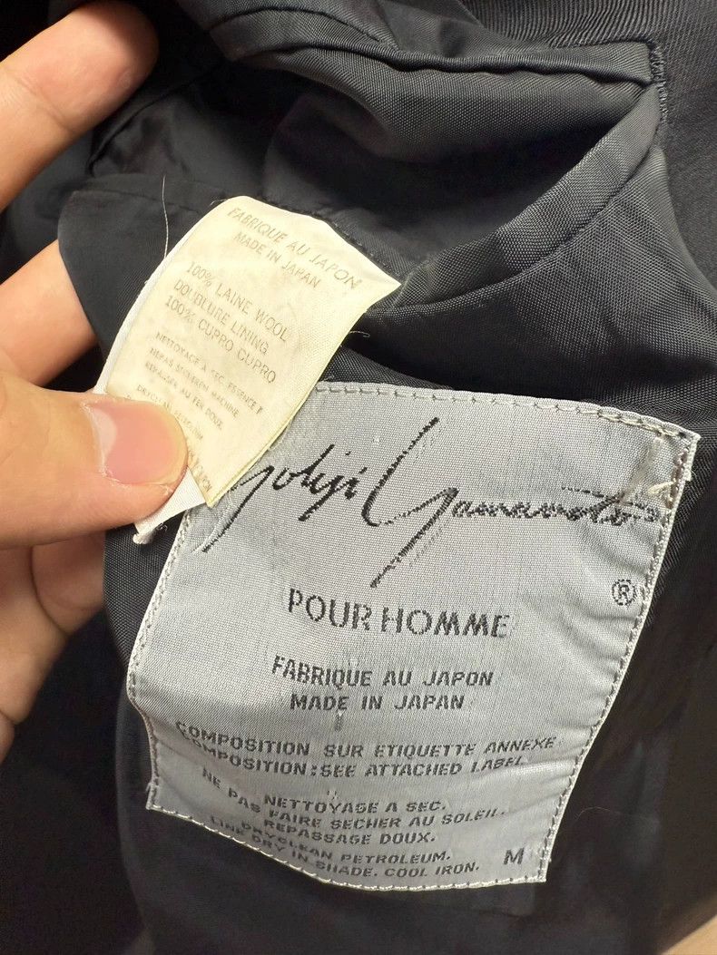 Yohji Yamamoto yohji yamamoto size m 91AW Loose wool blazer 2504-Nextarro Size 36R - 5 Thumbnail