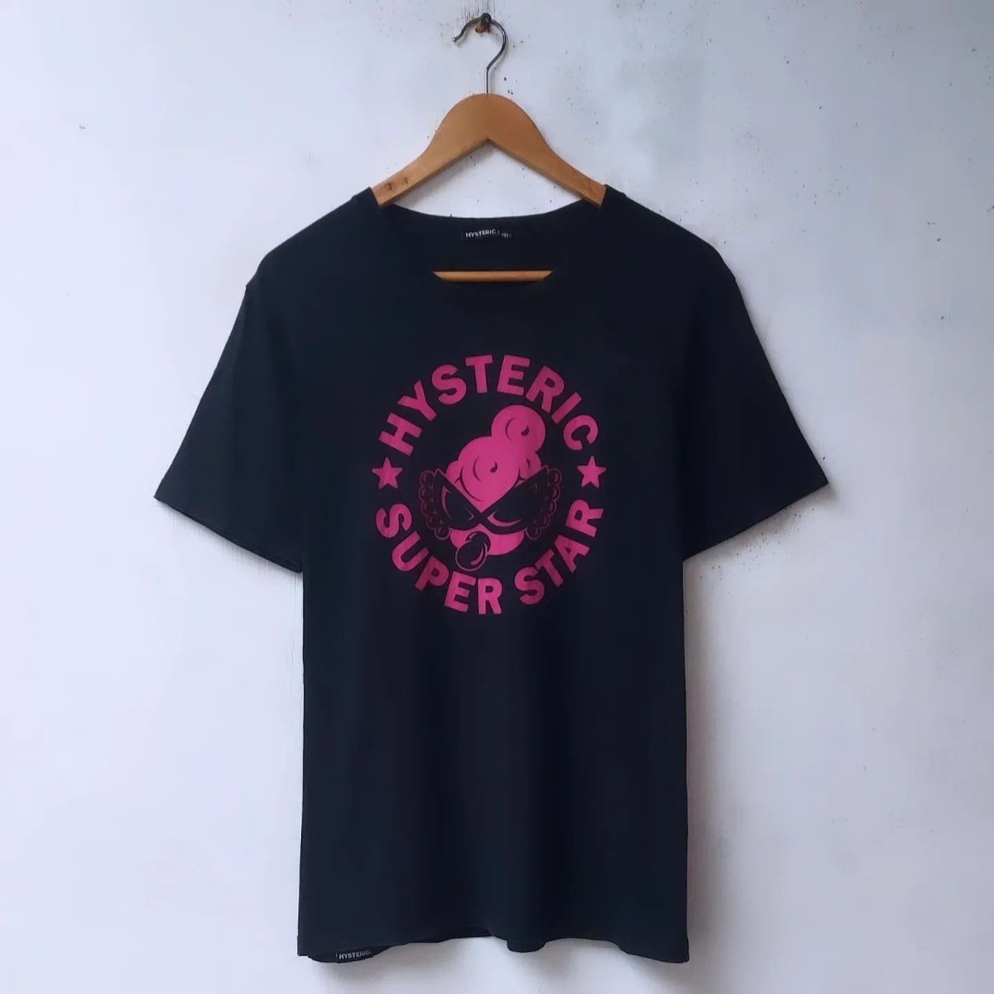 Hysteric Glamour Hysteric Mini Super Star Black Tshirt - www 
