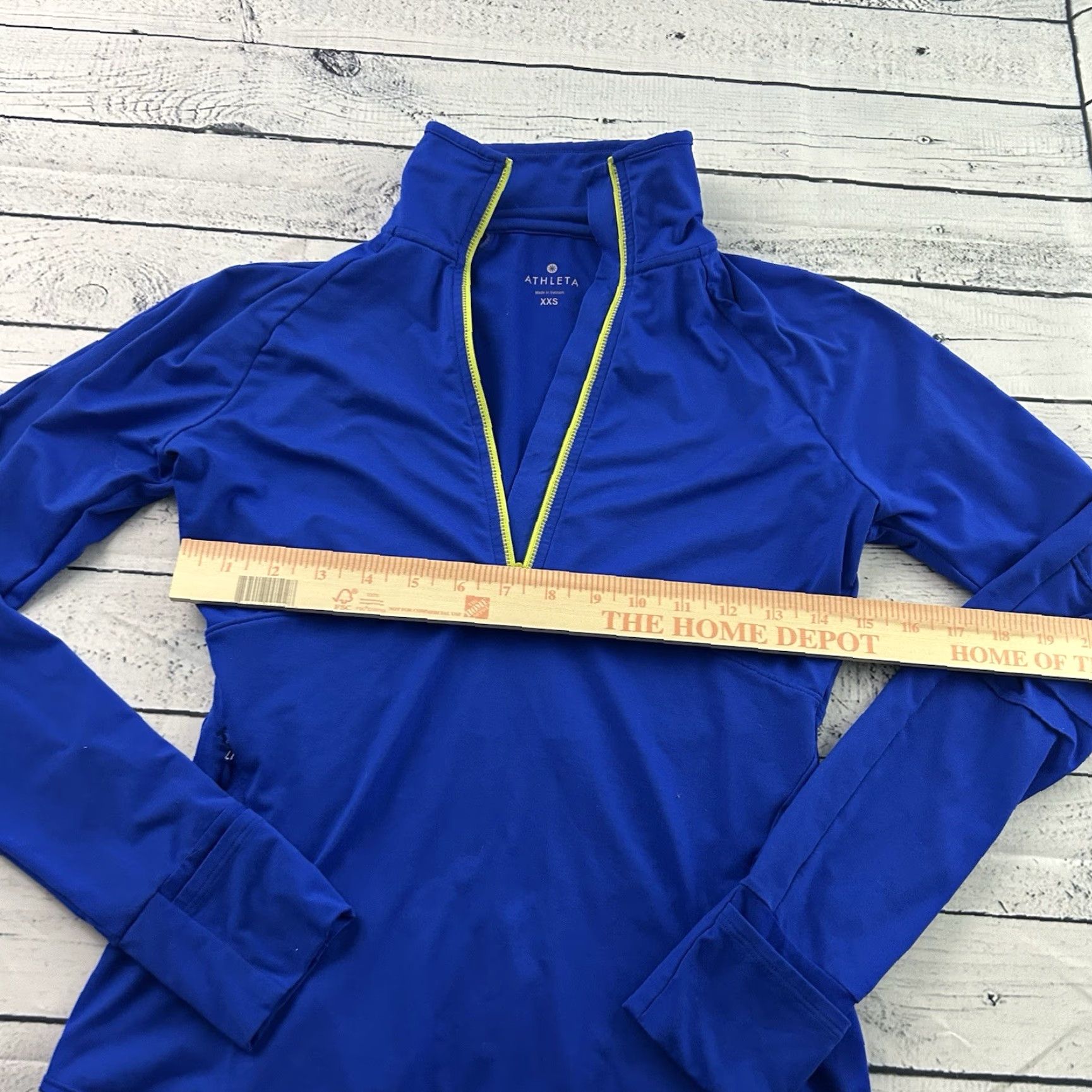 Athleta Athleta Malibu Hike 1/2 Zip Pullover Lightweight Jacket Women's XXS Royal Blue Size XXS / US 00 / IT 34 - 4 Thumbnail